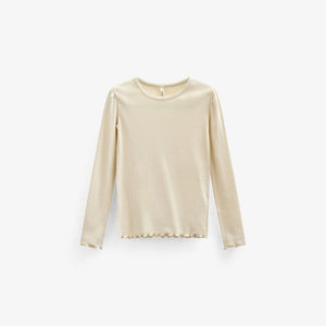 Lange mouwen T-shirt van modalrib - Kids - OffWhite | 101312 Lottie