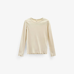 Lange mouwen T-shirt van modalrib - Kids - OffWhite | 101312 Lottie