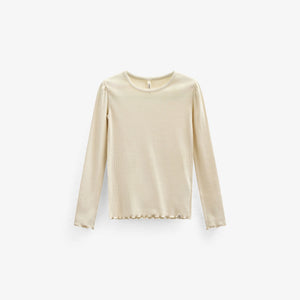 Lange mouwen T-shirt van modalrib - Kids - OffWhite | 101312 Lottie