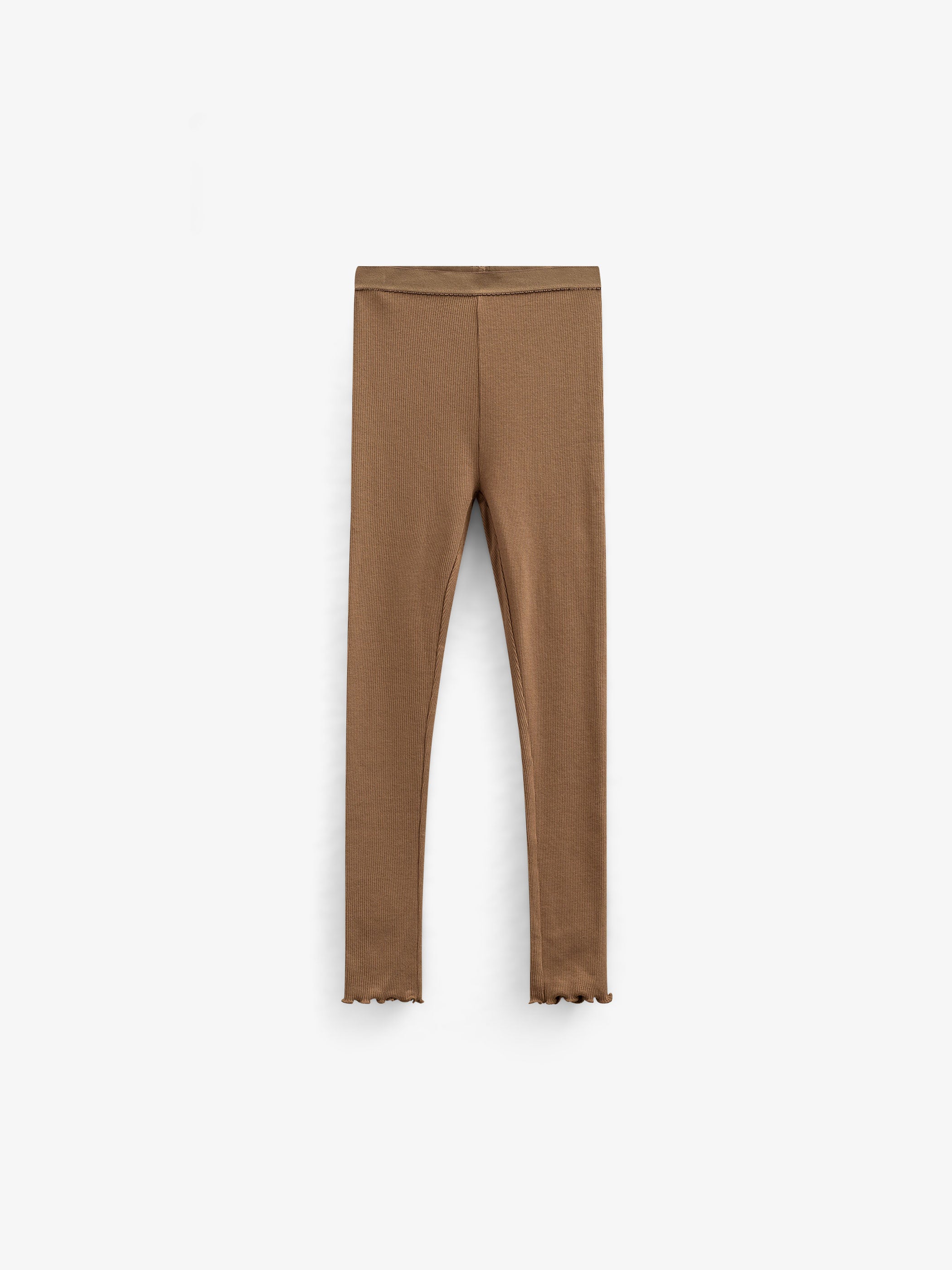 Modal Rib Leggings - Kids - Coconut | 101324 Lottie
