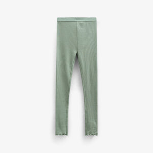 Modal Rib leggings - Tween - Dusty Green | 101327 Lottie