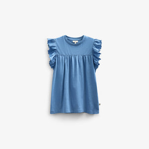 Jersey blouse - Kids - Blue | 101330 Lucia