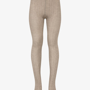 MP Katoenen ribpanty - Tween - Light Brown Melange | 101396 MP Cotton Rib tights