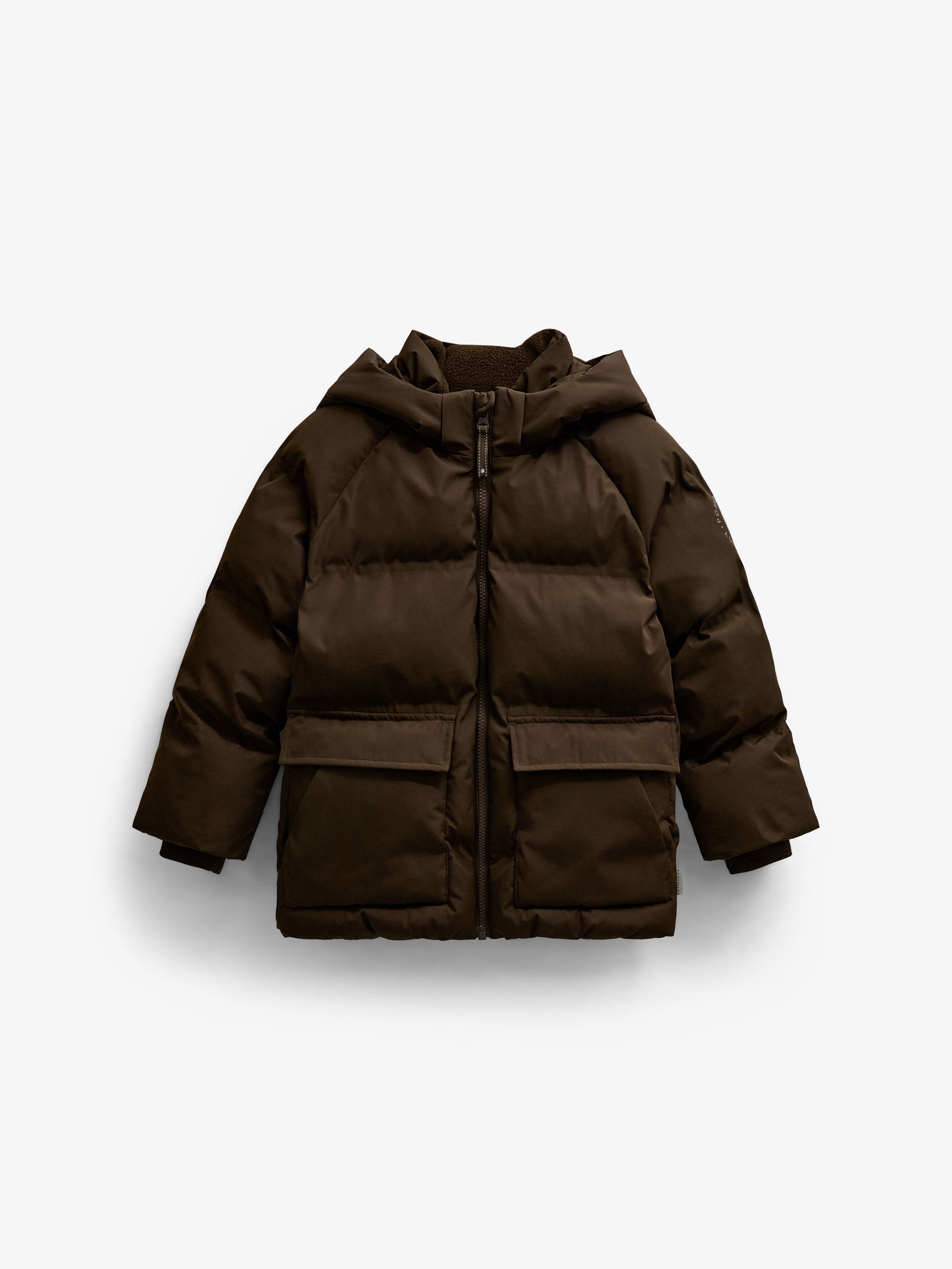 Adventure® gewatteerde winterjas Tween - Dark Brown | 101418 Blake