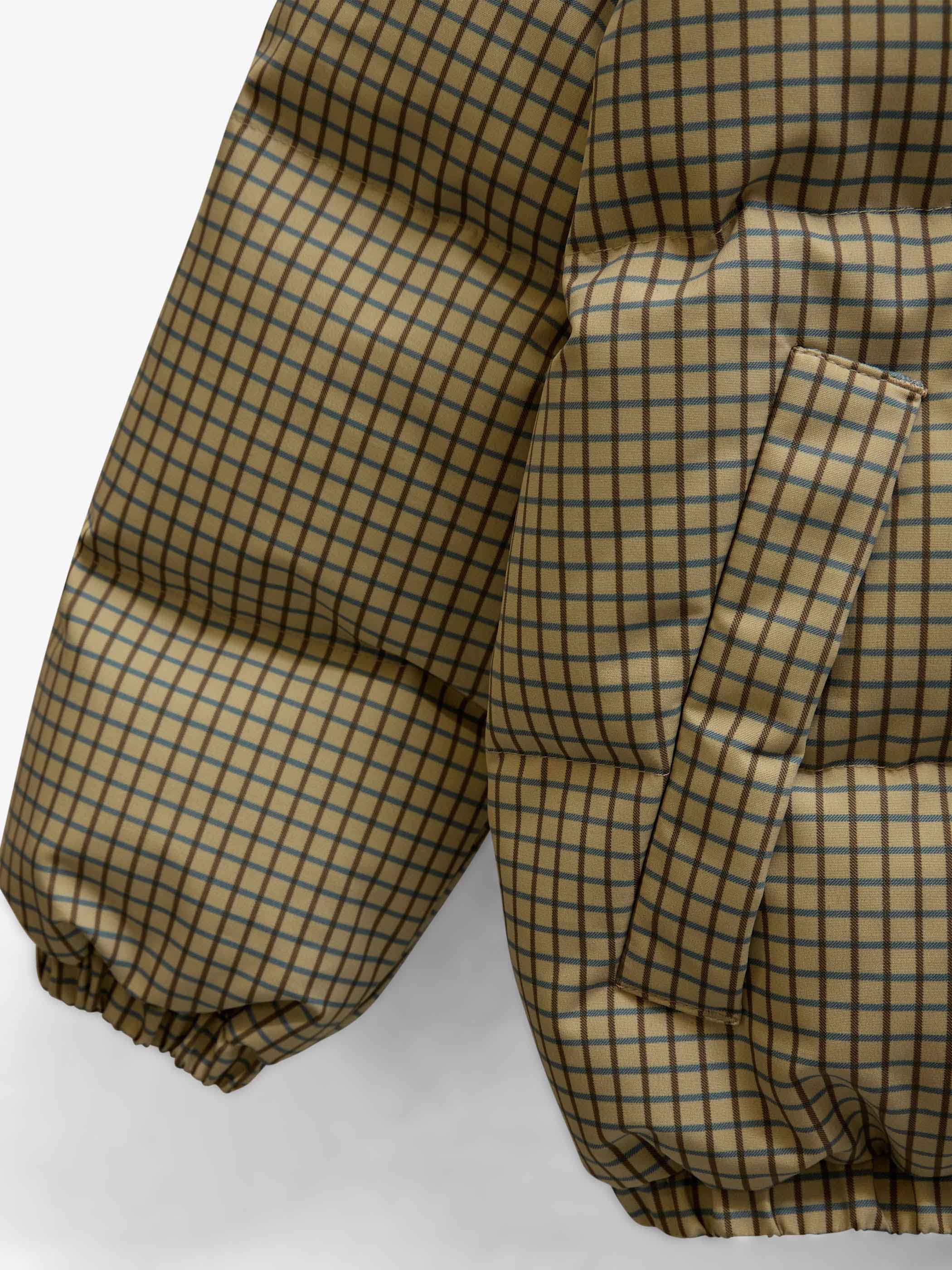 Geruite pufferjas Tween - Brown | 101423 Riley