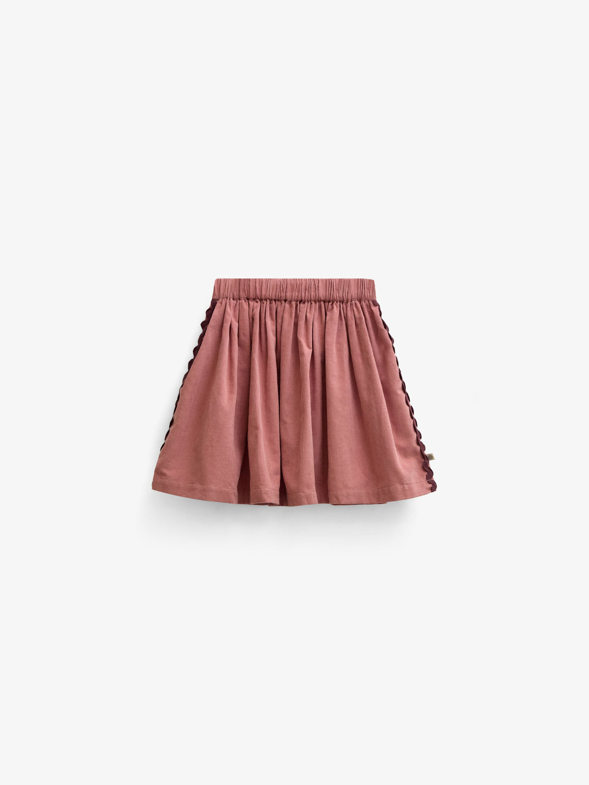 Ric Rac Corduroy Skirt - Kids - Dusty Rose | 101479 Sille
