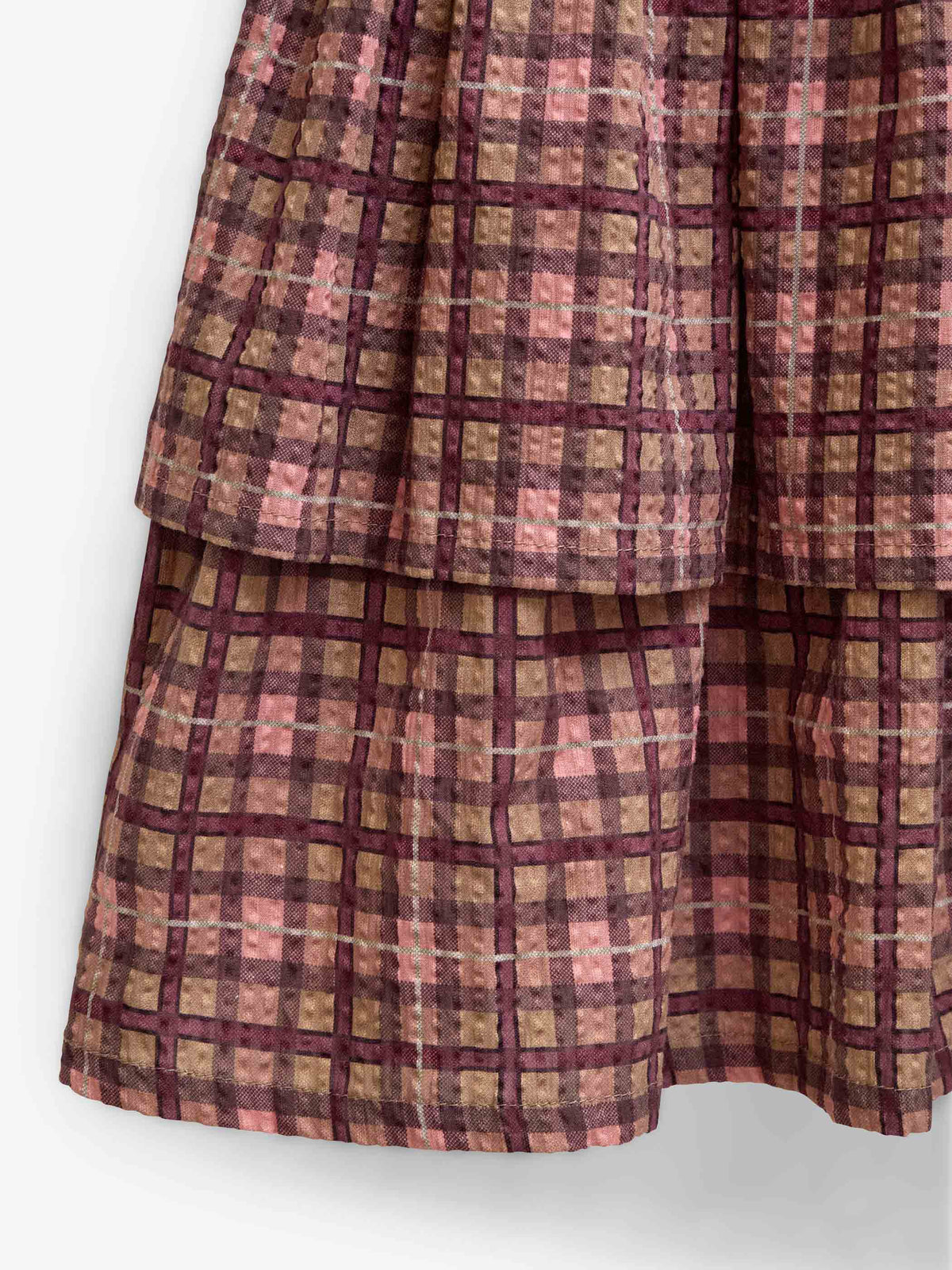 Geruite katoenen rok Tween - Rose | 101498 Penny