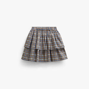 Geruite katoenen rok Tween - Blue | 101500 Penny