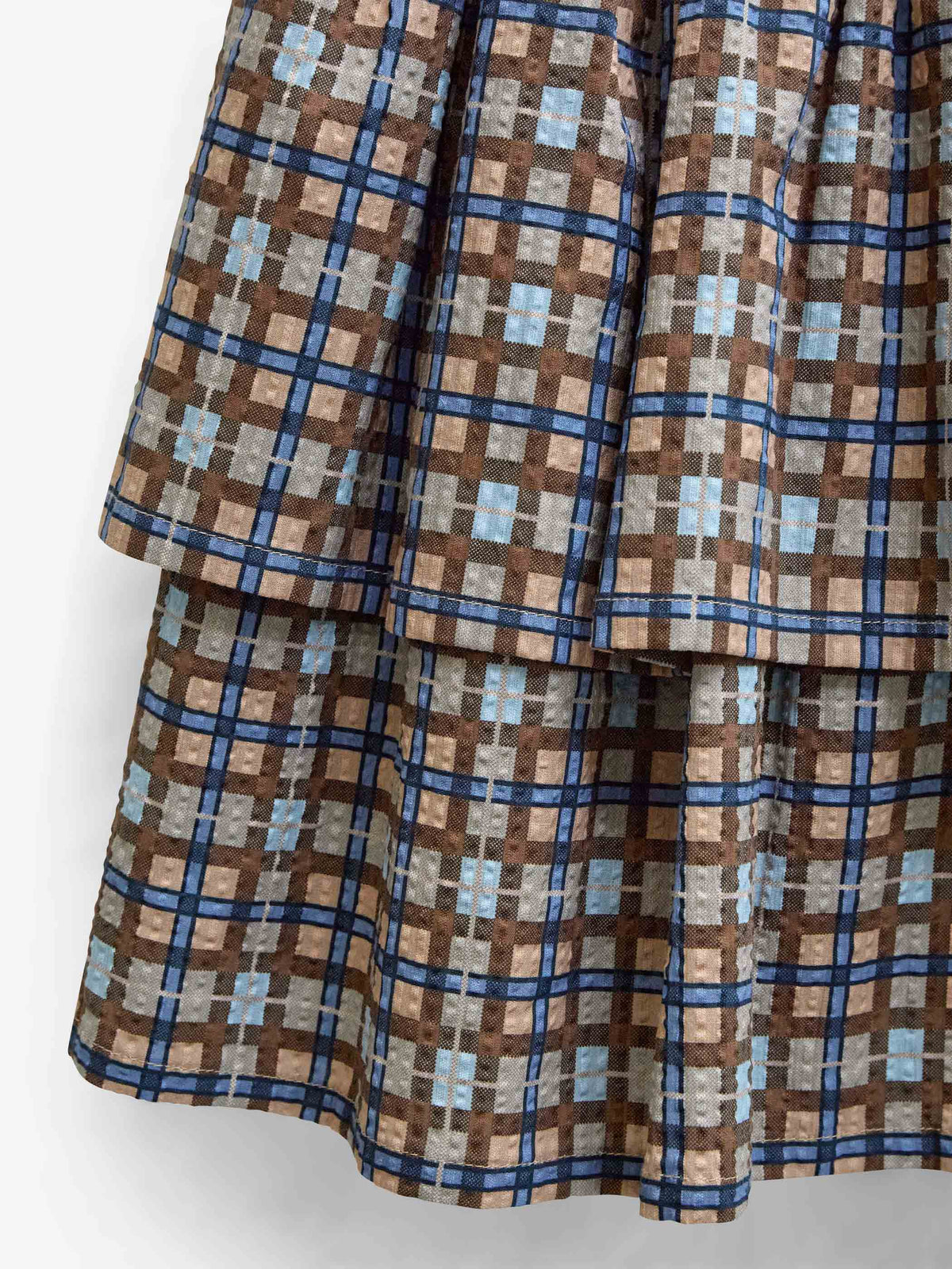 Geruite katoenen rok Tween - Blue | 101500 Penny