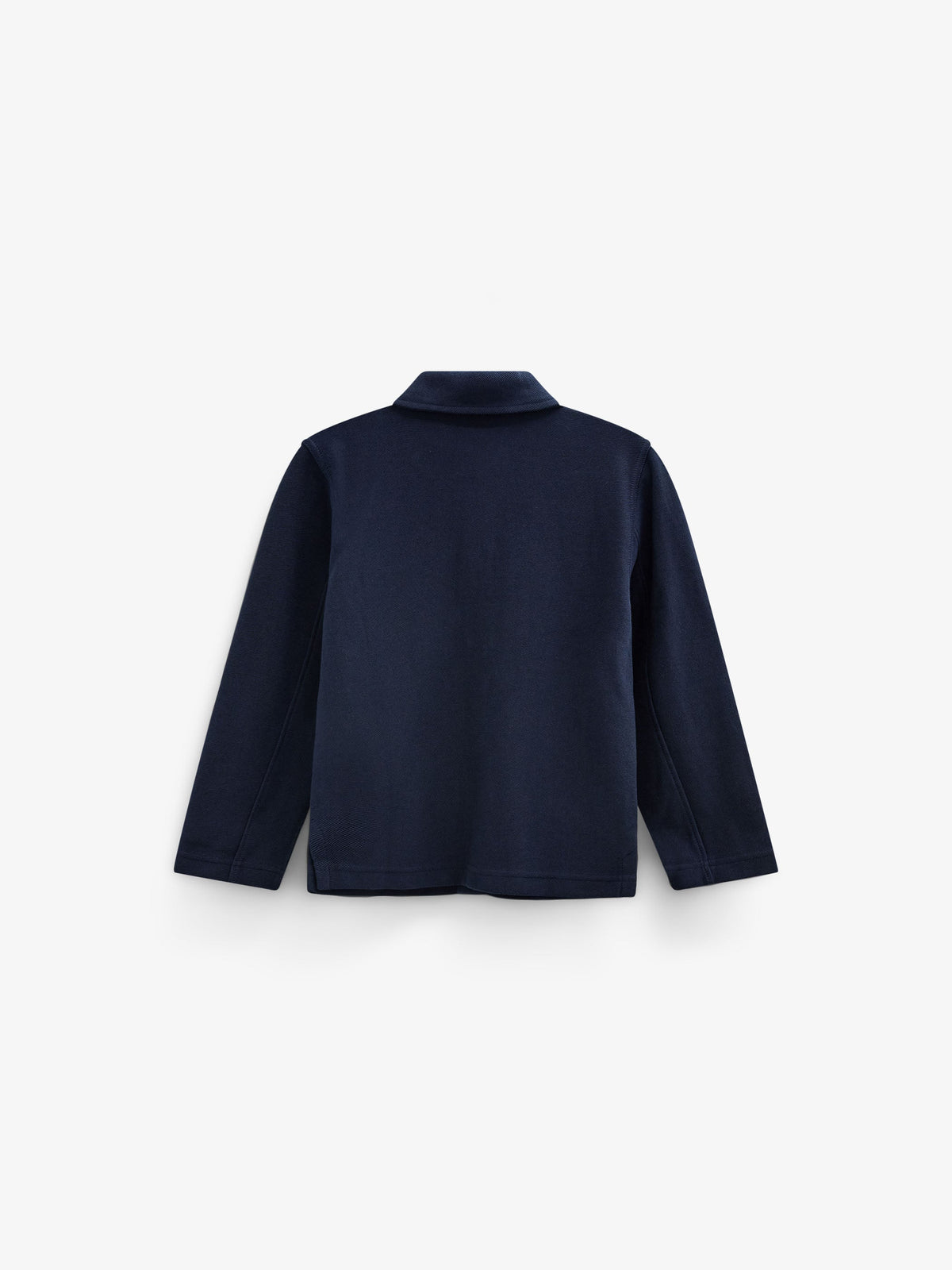 Overshirt in gestructureerde sweatstof Tween - Navy | 101501 Wilder