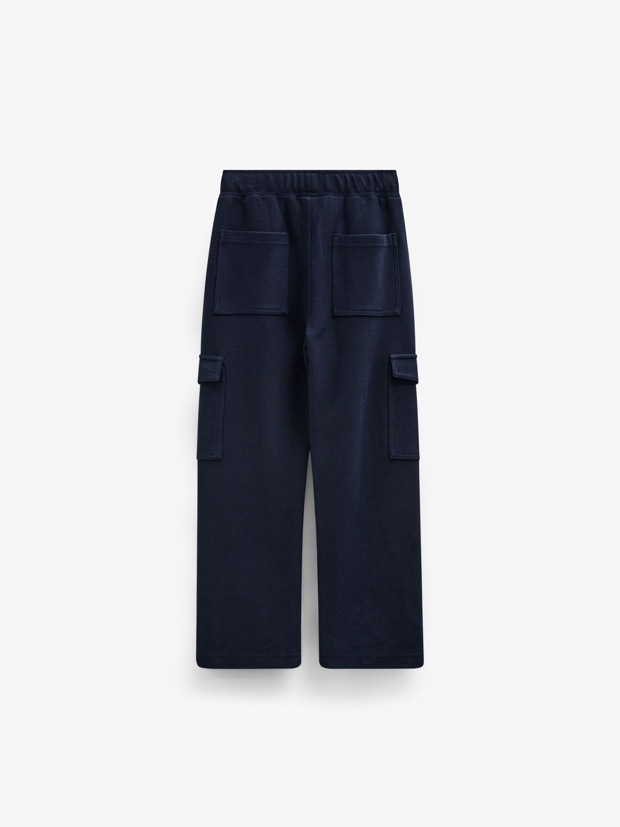 Cargo joggingbroek in gestructureerde sweatstof Tween - Navy | 101511 Wilder