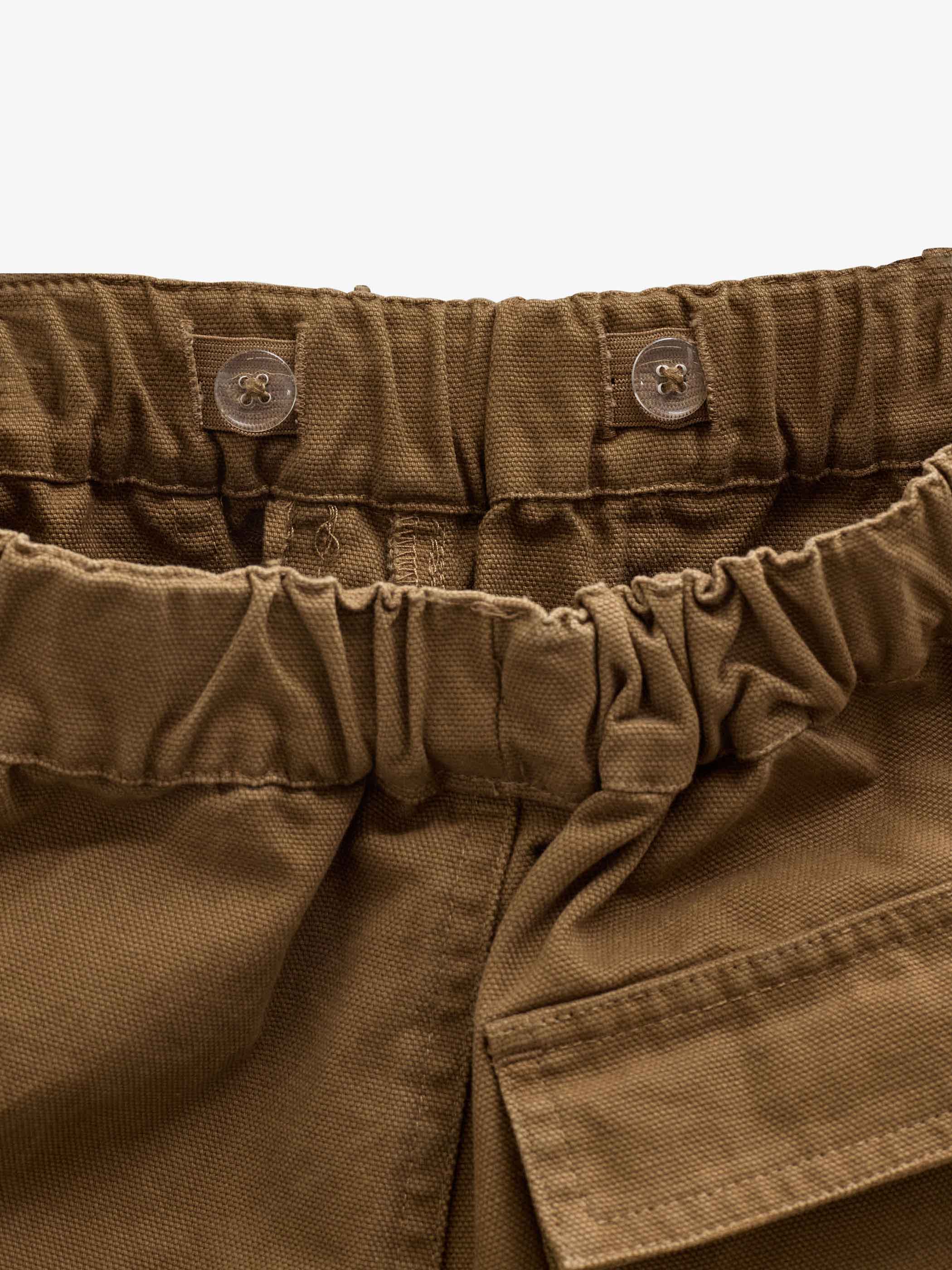 Canvas Patch Pocket Trousers - Kids - Light Brown | 101533 Greyson