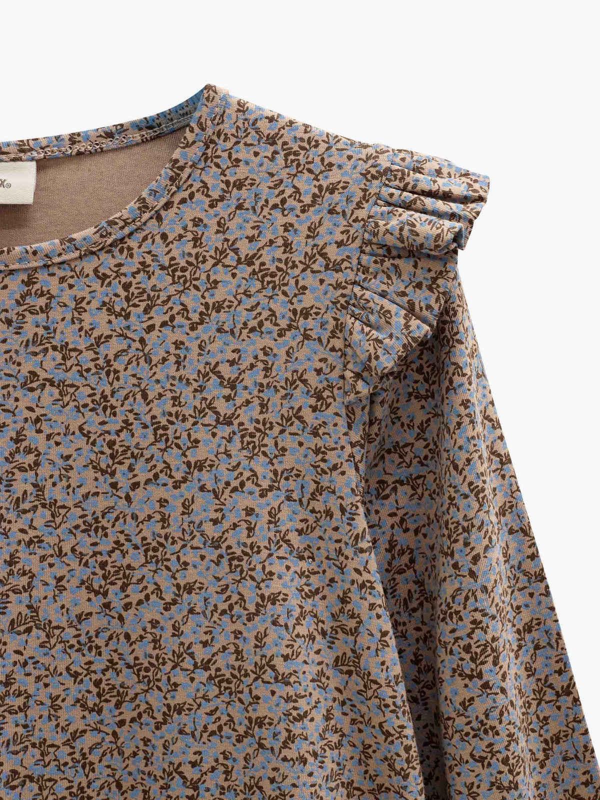 Jersey jurk met print Tween - Blue/Brown | 101554 Heidi