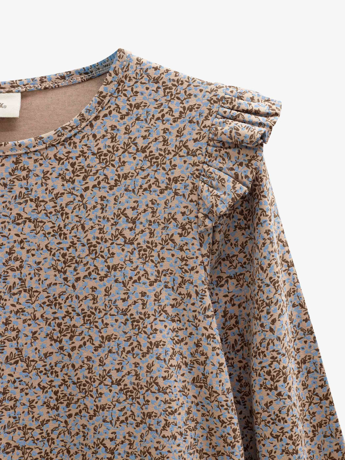 Jersey jurk met print Kids - Blue/Brown | 101553 Heidi