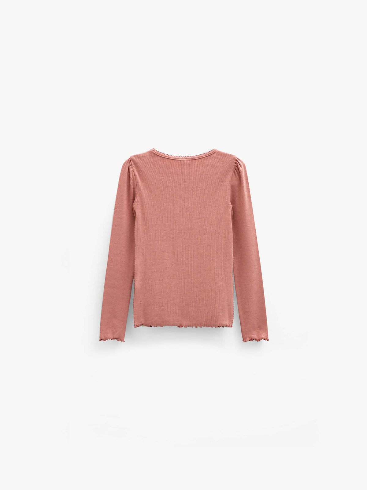 Geribd langarmshirt in modalmix Tween - Dusty Rose | 101560 Lottie