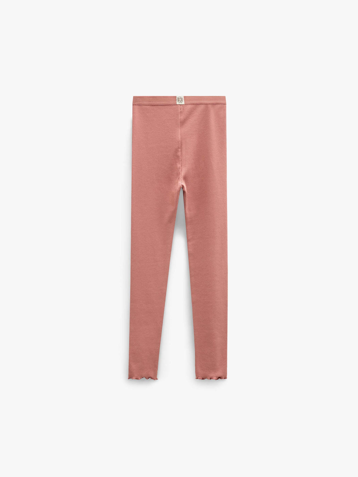 Geribde legging in modalmix Kids - Dusty Rose | 101567 Lottie