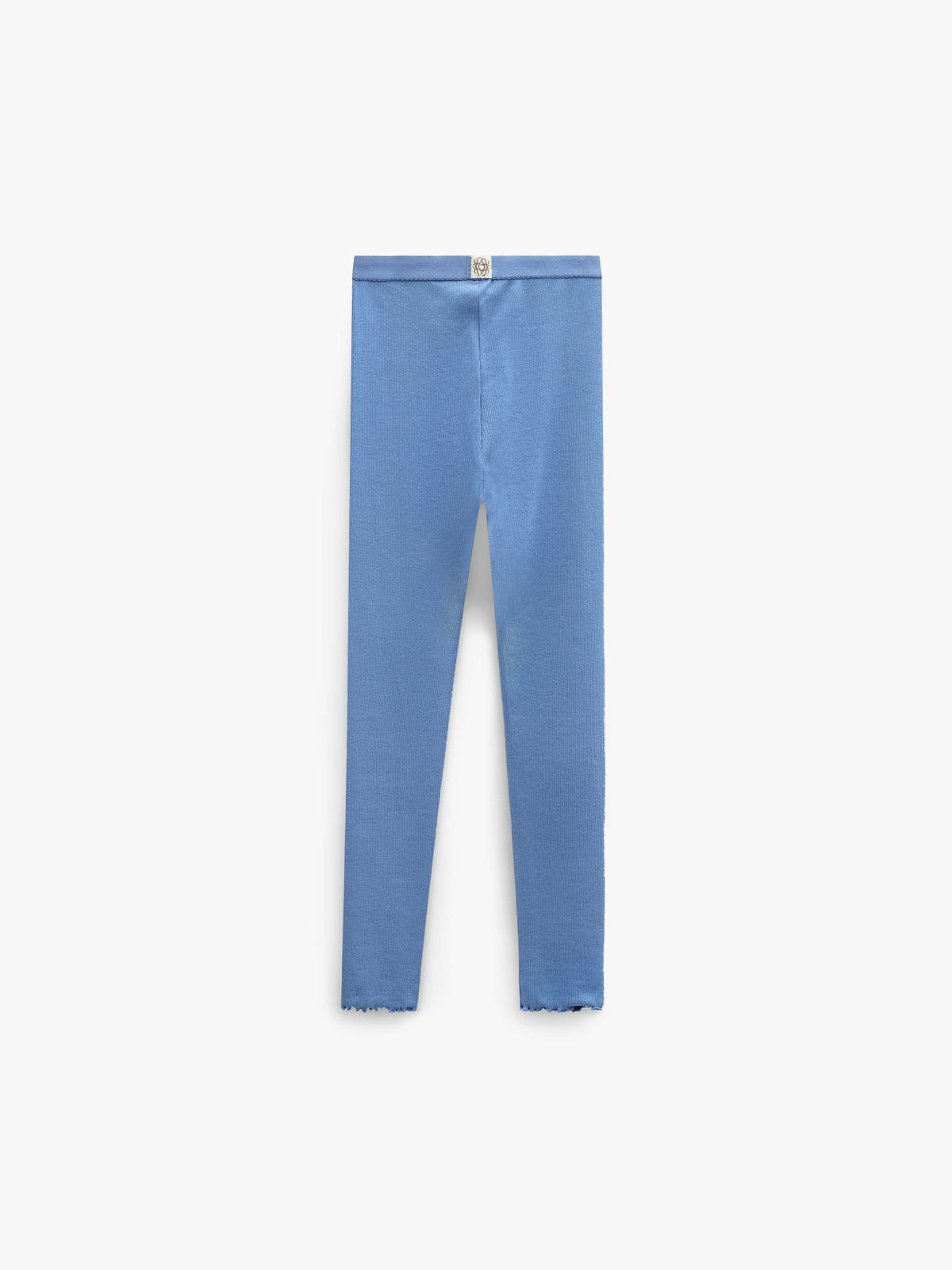 Geribde legging in modalmix Kids - Dusty Blue | 101571 Lottie