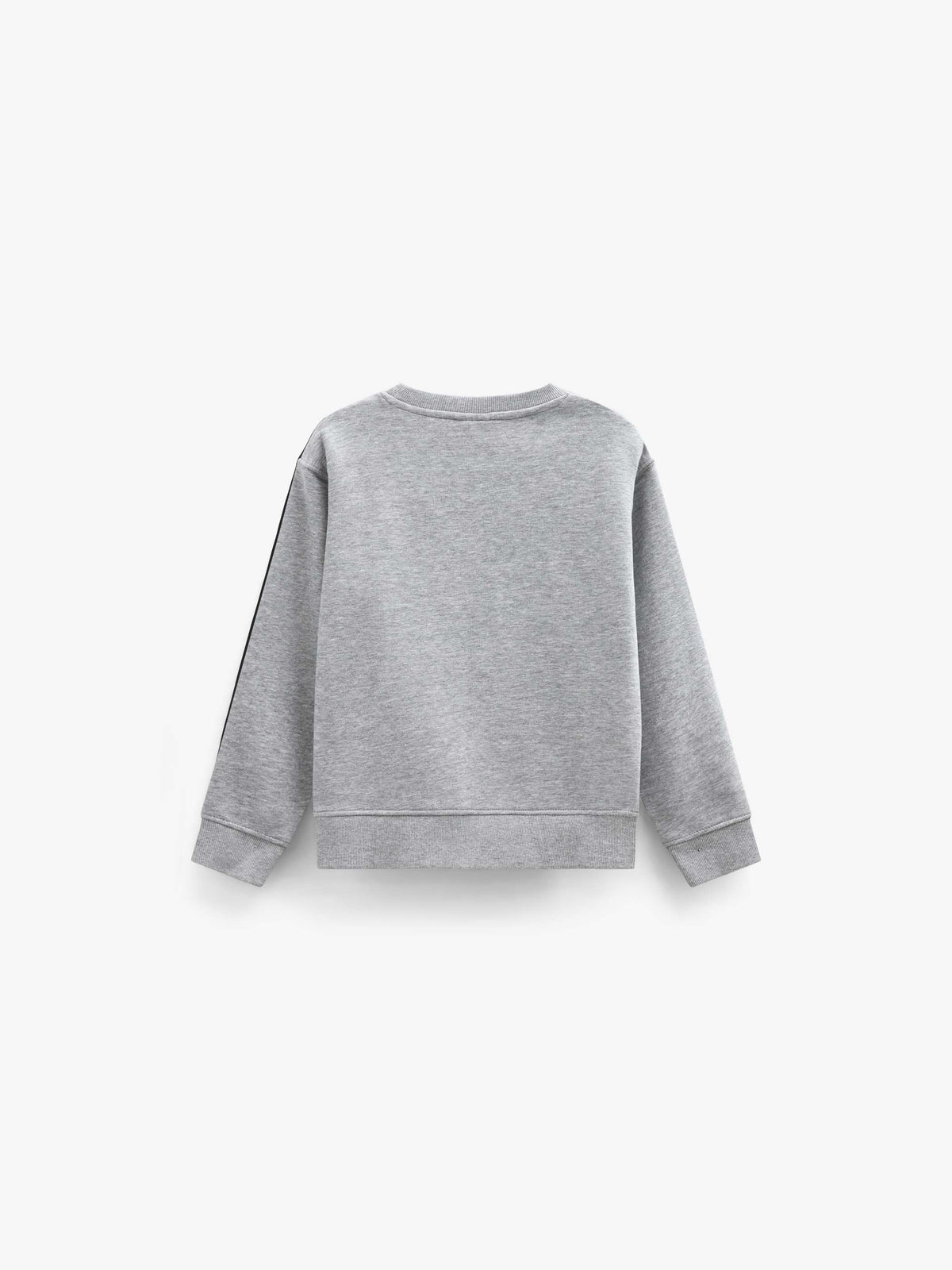 Sweatshirt met ronde hals en smileyborduursel Kids - Grey Melange | 101577 Andrew