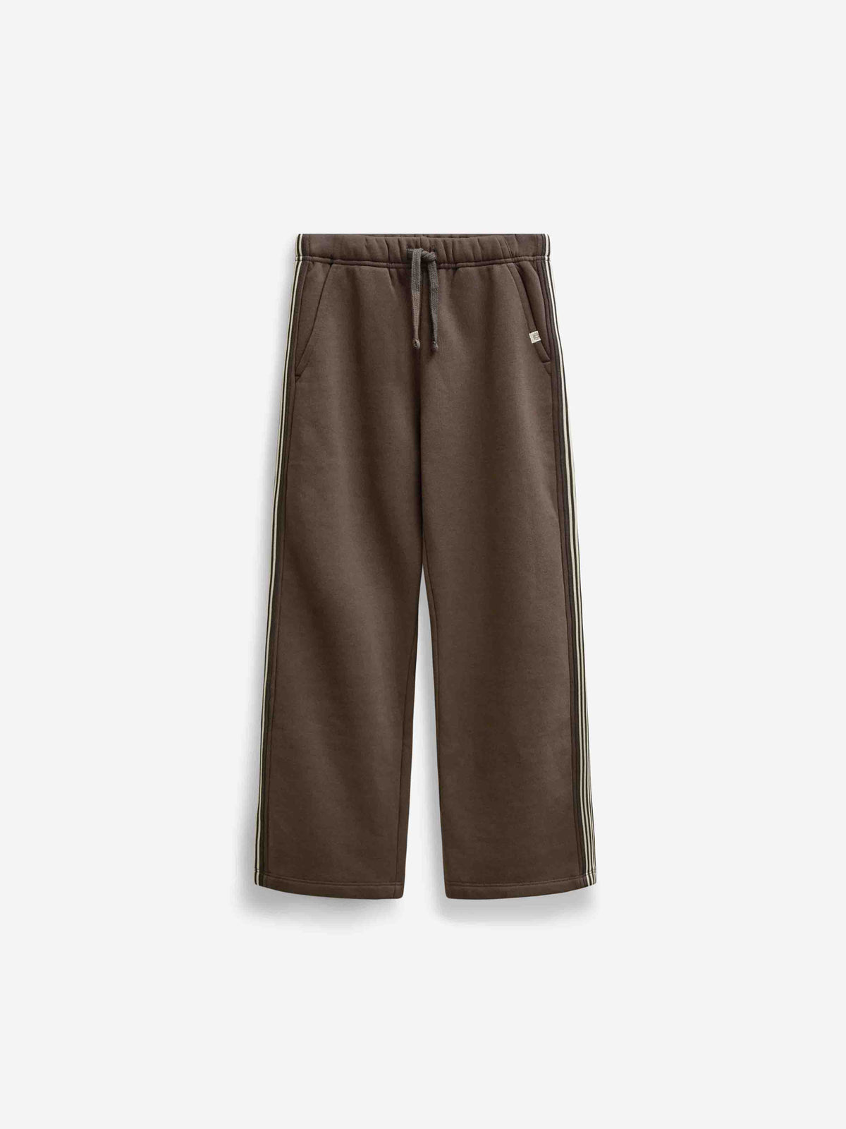 Joggingbroek met zijband Tween - Dark Brown | 101631 Zoe