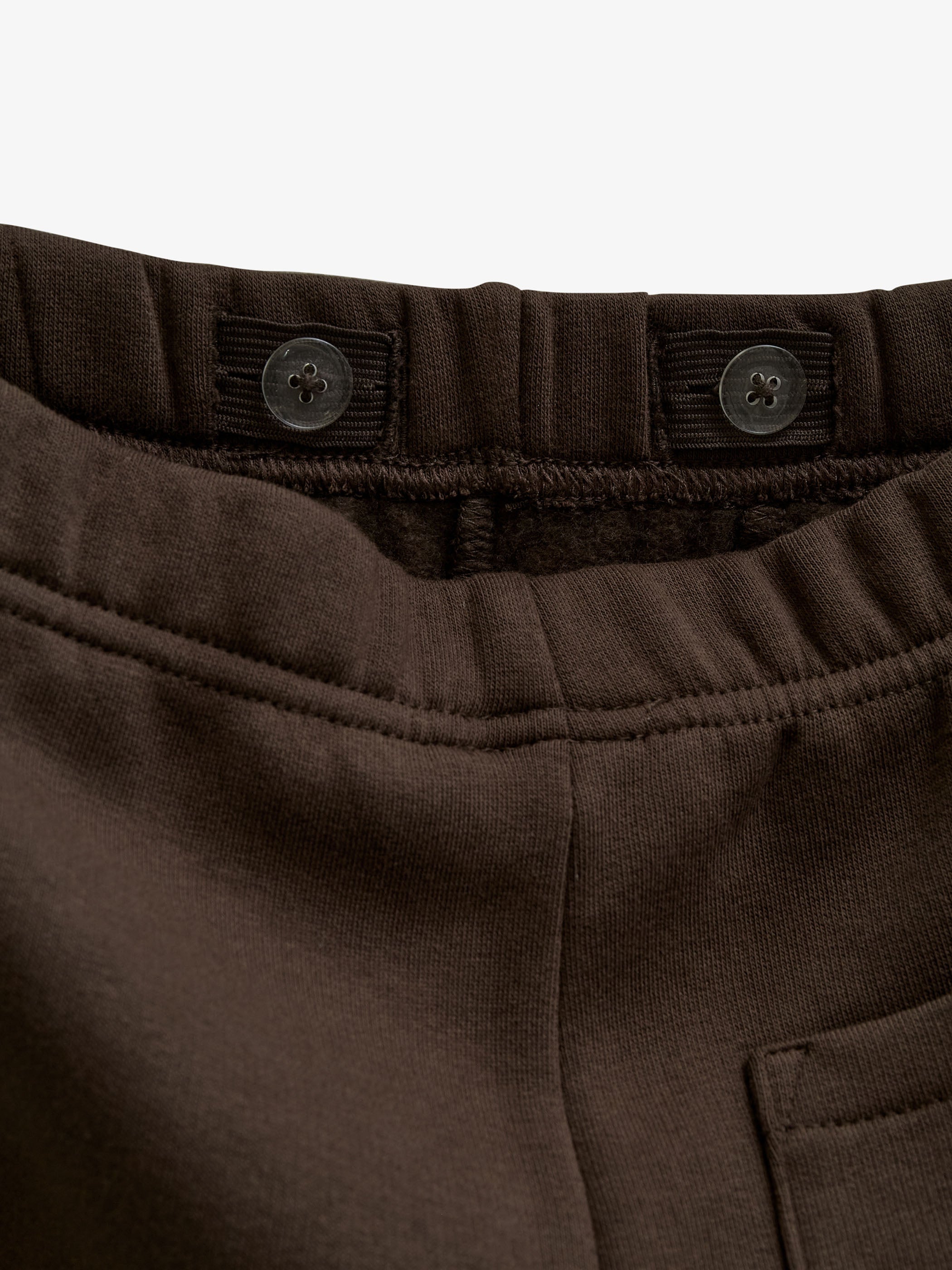 Joggingbroek met zijband Tween - Dark Brown | 101631 Zoe