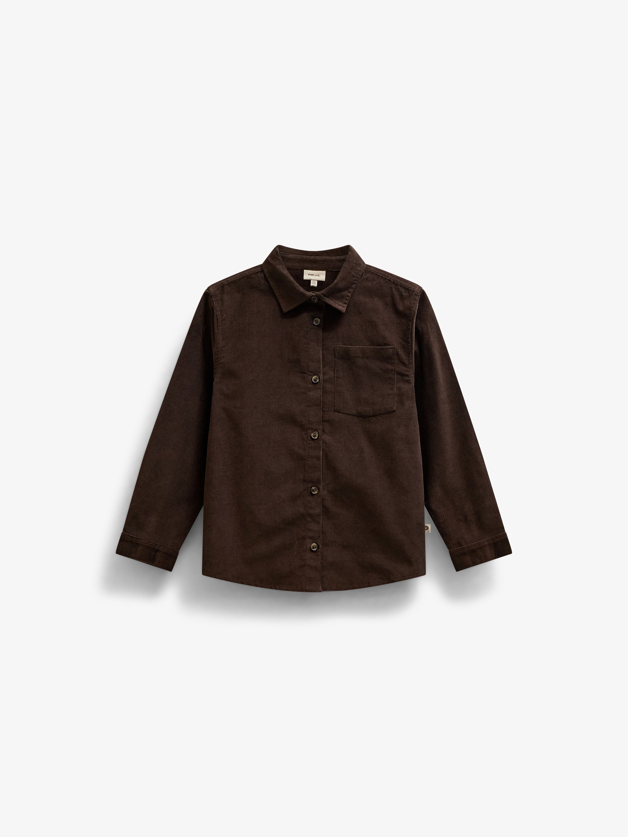 Corduroy Shirt - Tween - Dark Brown | 101656 Jonny