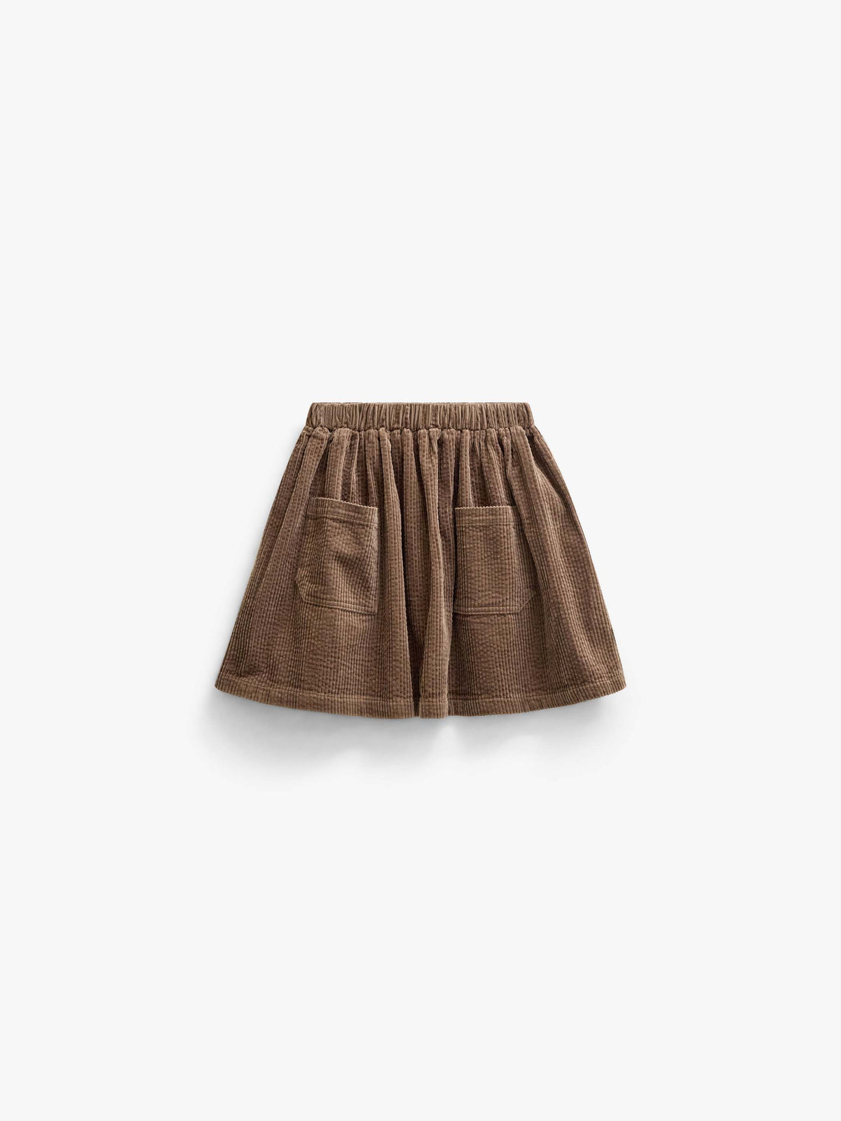 Corduroy rok met opgestikte zakken Kids - Brown | 101679 Greta