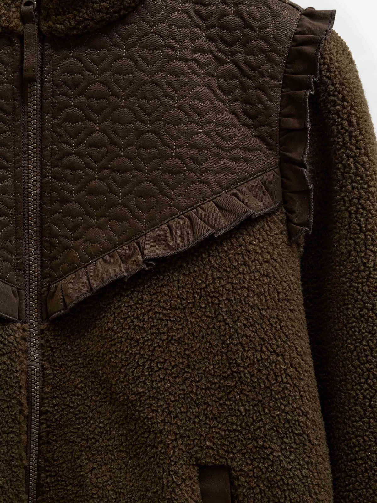 Teddyjas met gewatteerde pas Kids - Dark Brown | 101683 Hailey