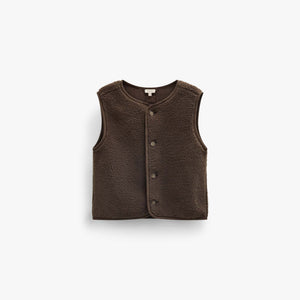 Teddy gilet Tween - Dark Brown | 101686 Della