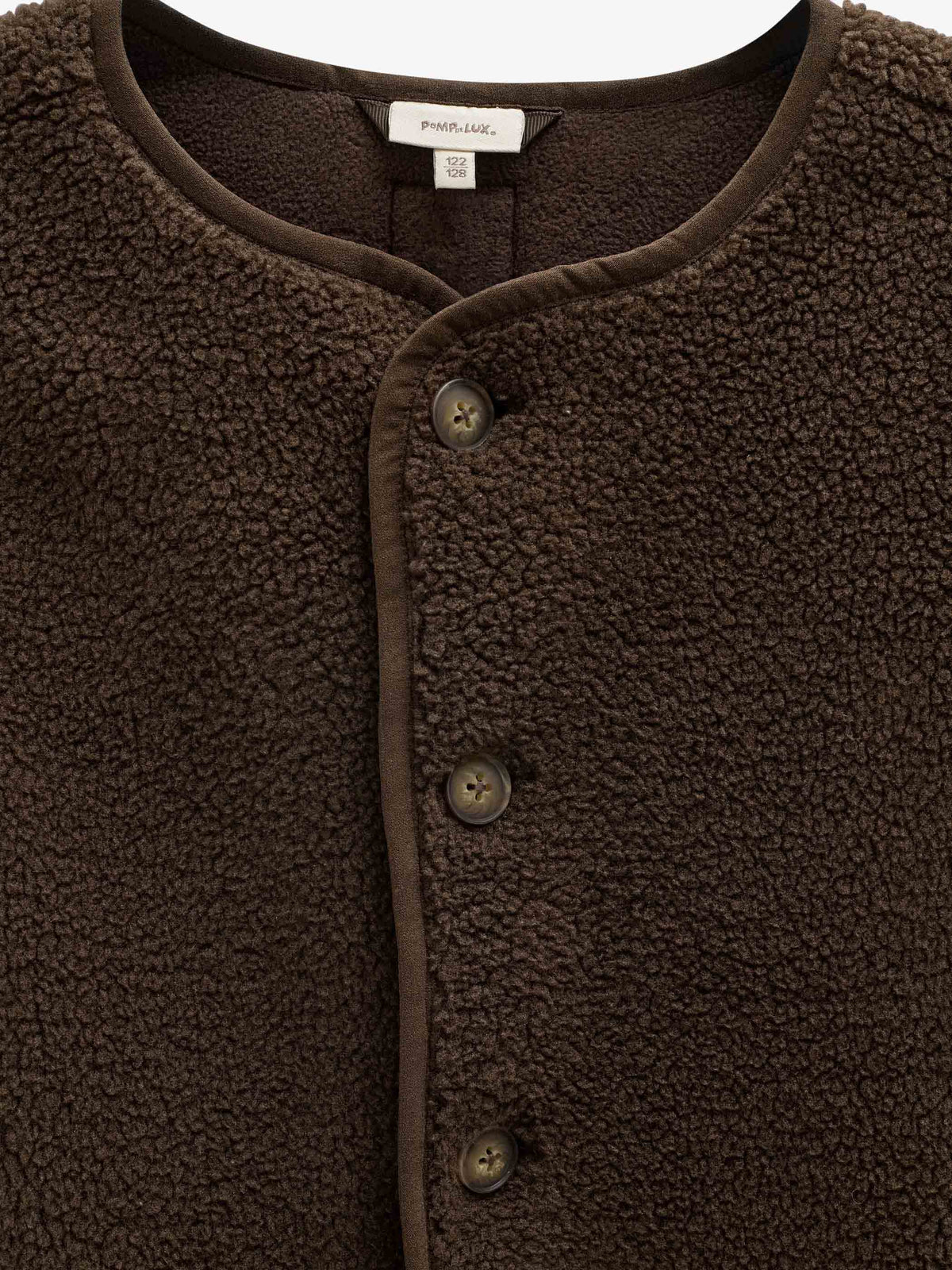 Teddy Vest - Kids - Dark Brown | 101685 Della