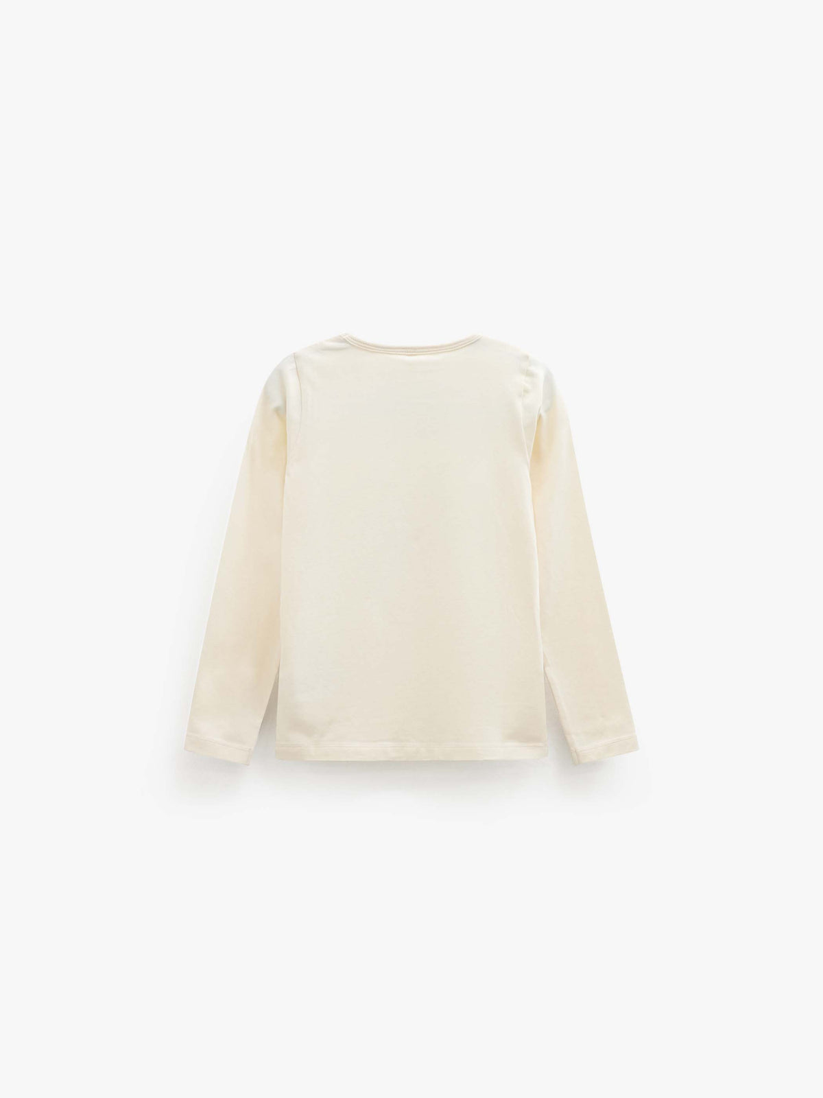 Langarmshirt met glitterprint Kids - Offwhite | 101711 Piper