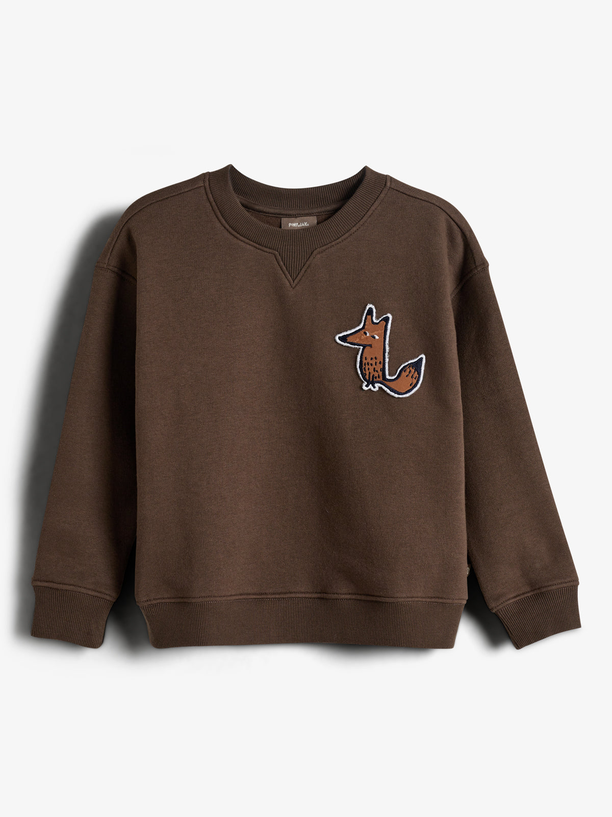 Sweatshirt Vos Badge - Kids - Dark Earth
