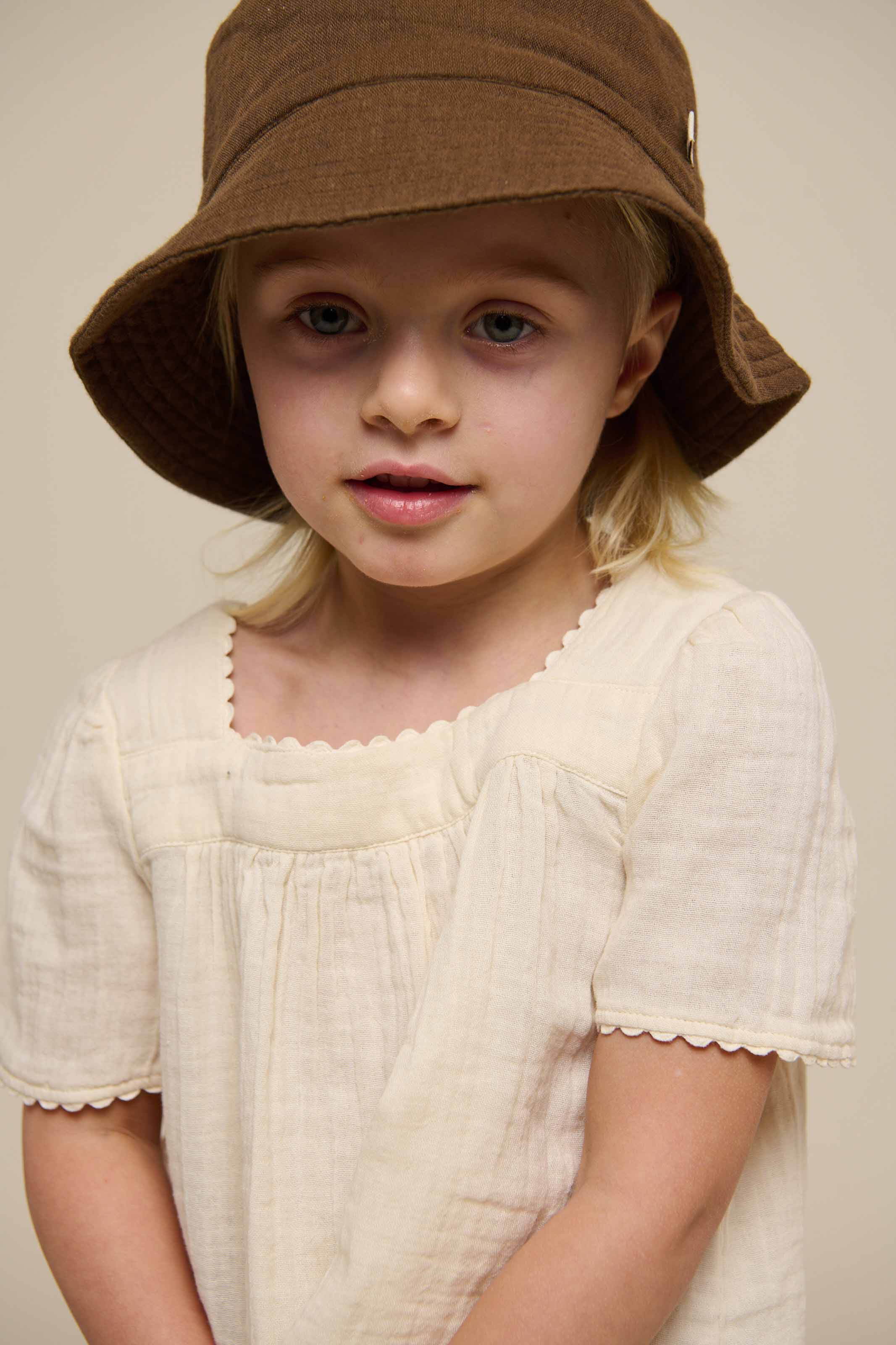 Gaze Korte Mouwen Blouse - Kids - Off White | 100918 Jasmine