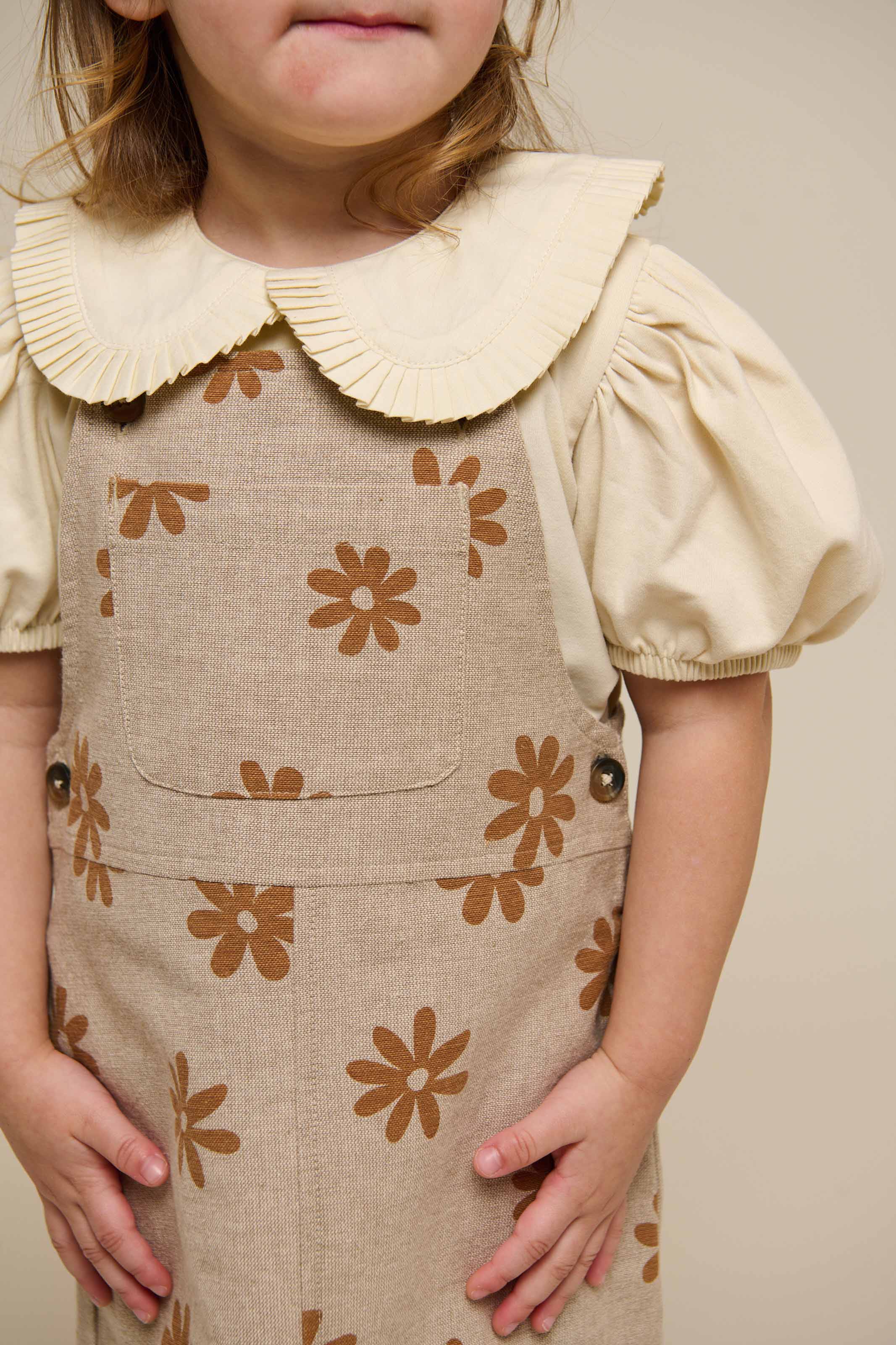 Bedrukte Katoenen Spencer - Kids - Sand | 101209 Molly