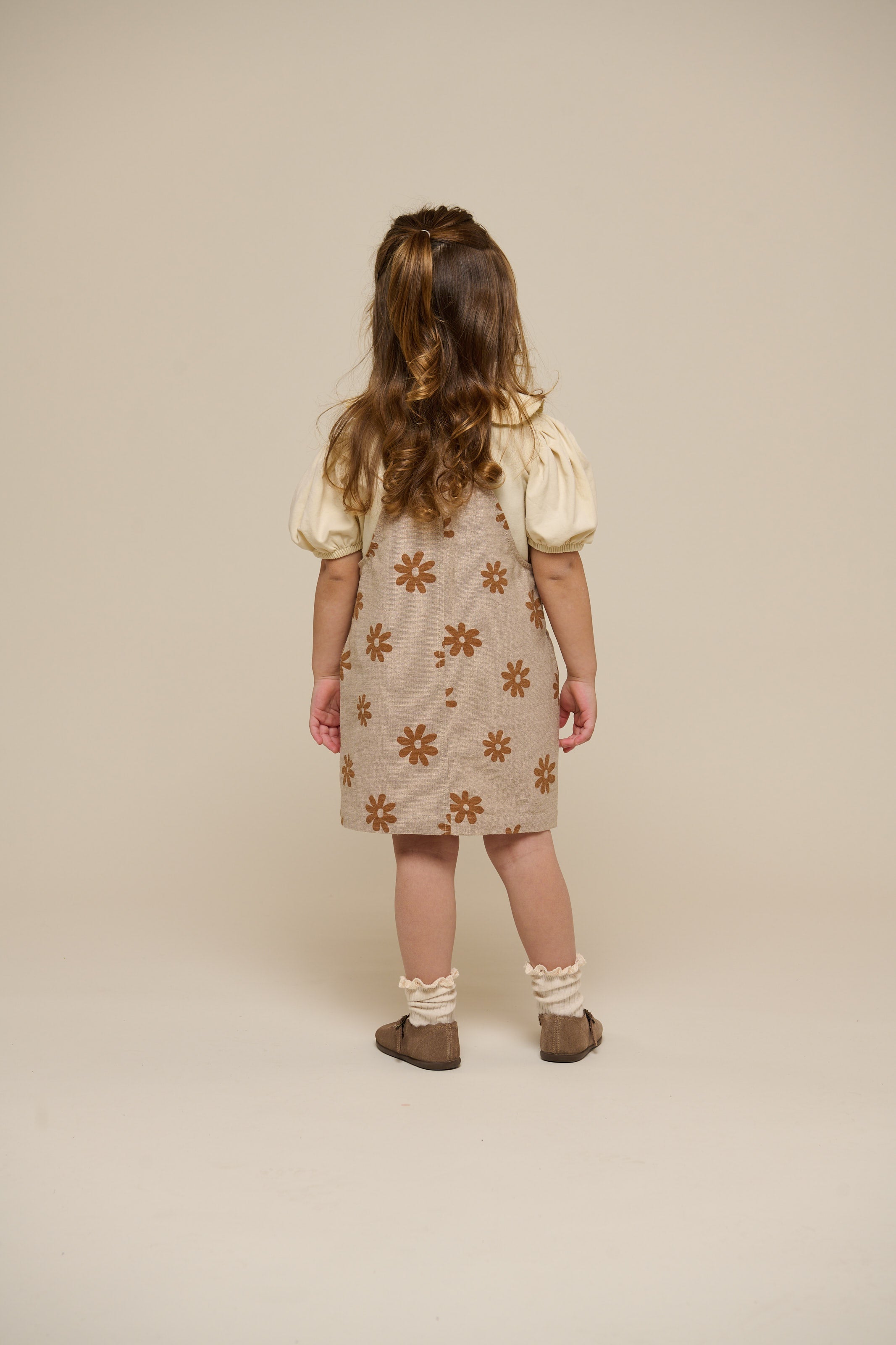 Bedrukte Katoenen Spencer - Kids - Sand | 101209 Molly