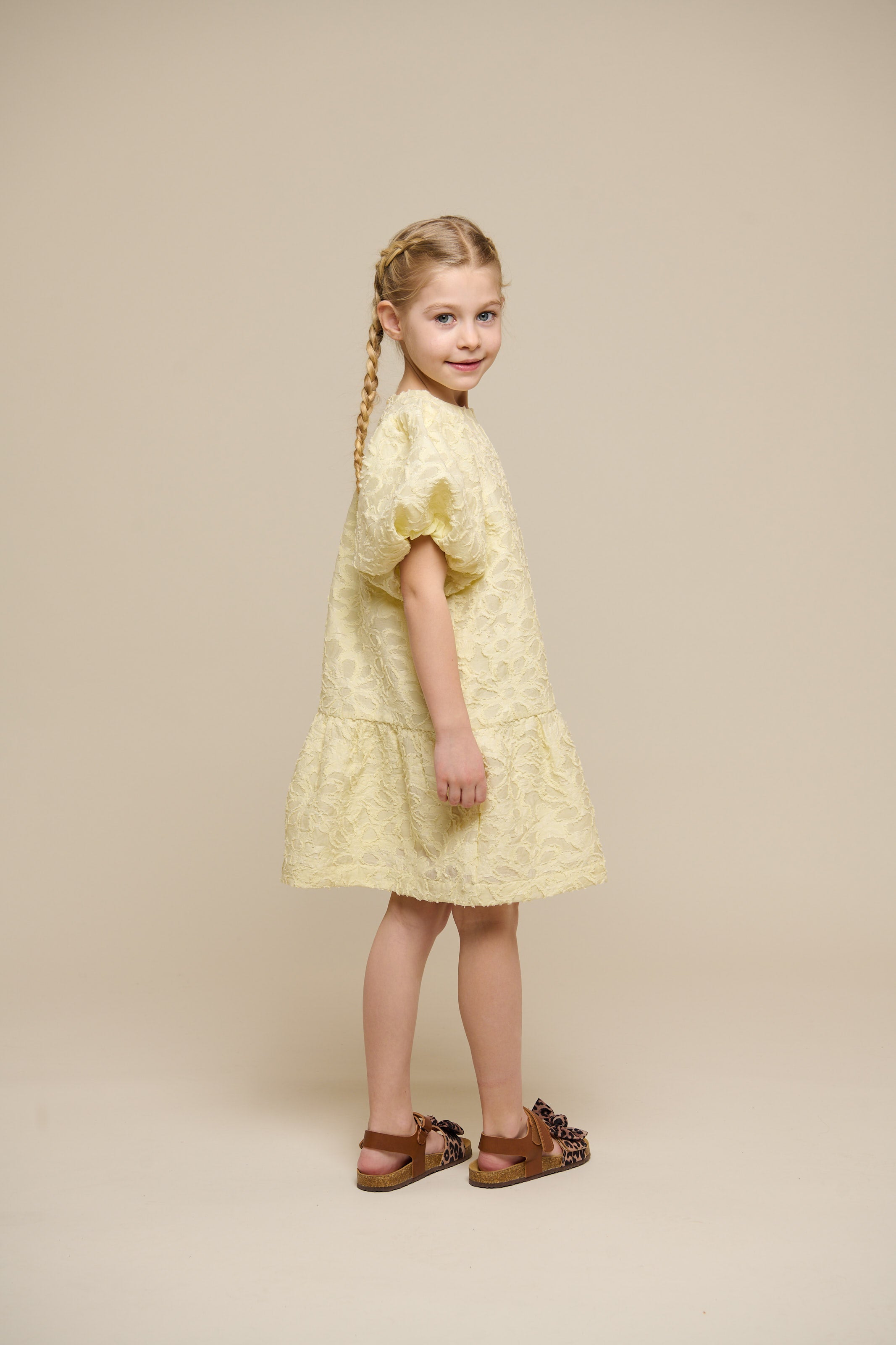 Jacquard jurk van katoenmix - Tween - Sunlight | 100993 Giselle