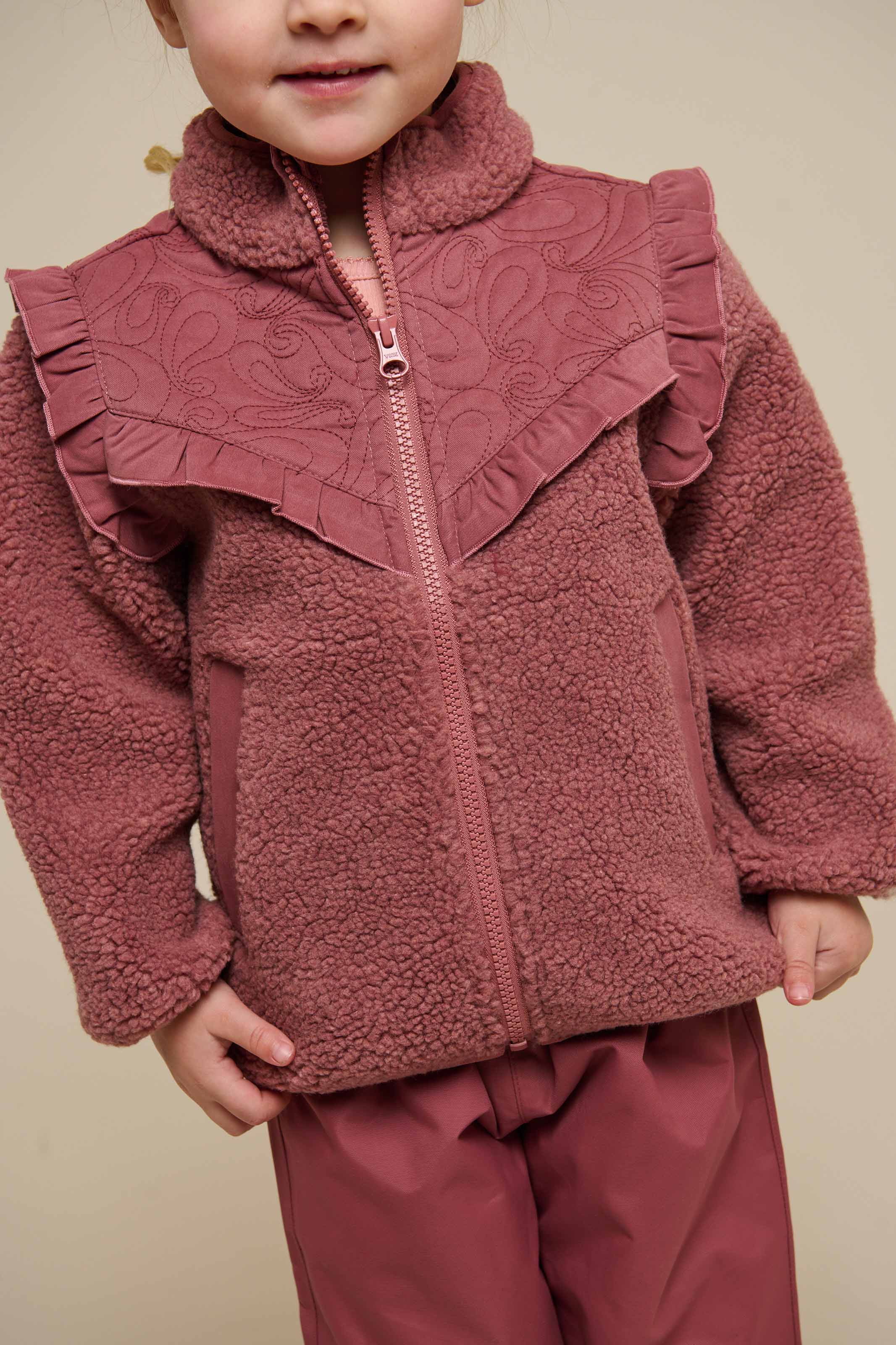 Ritsjack met ruches - Kids - Old Rose | 100636 Madison