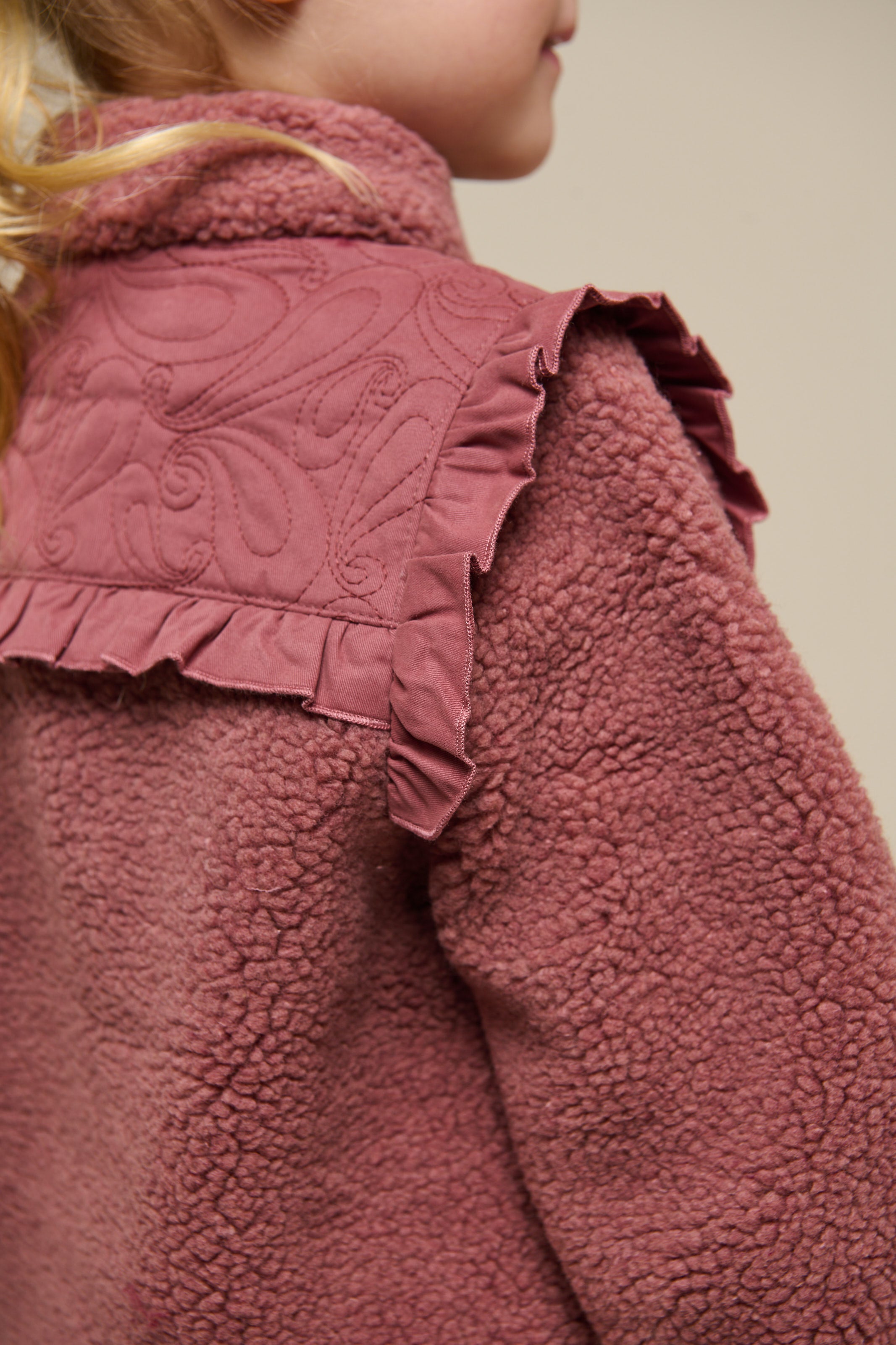 Ritsjack met ruches - Kids - Old Rose | 100636 Madison