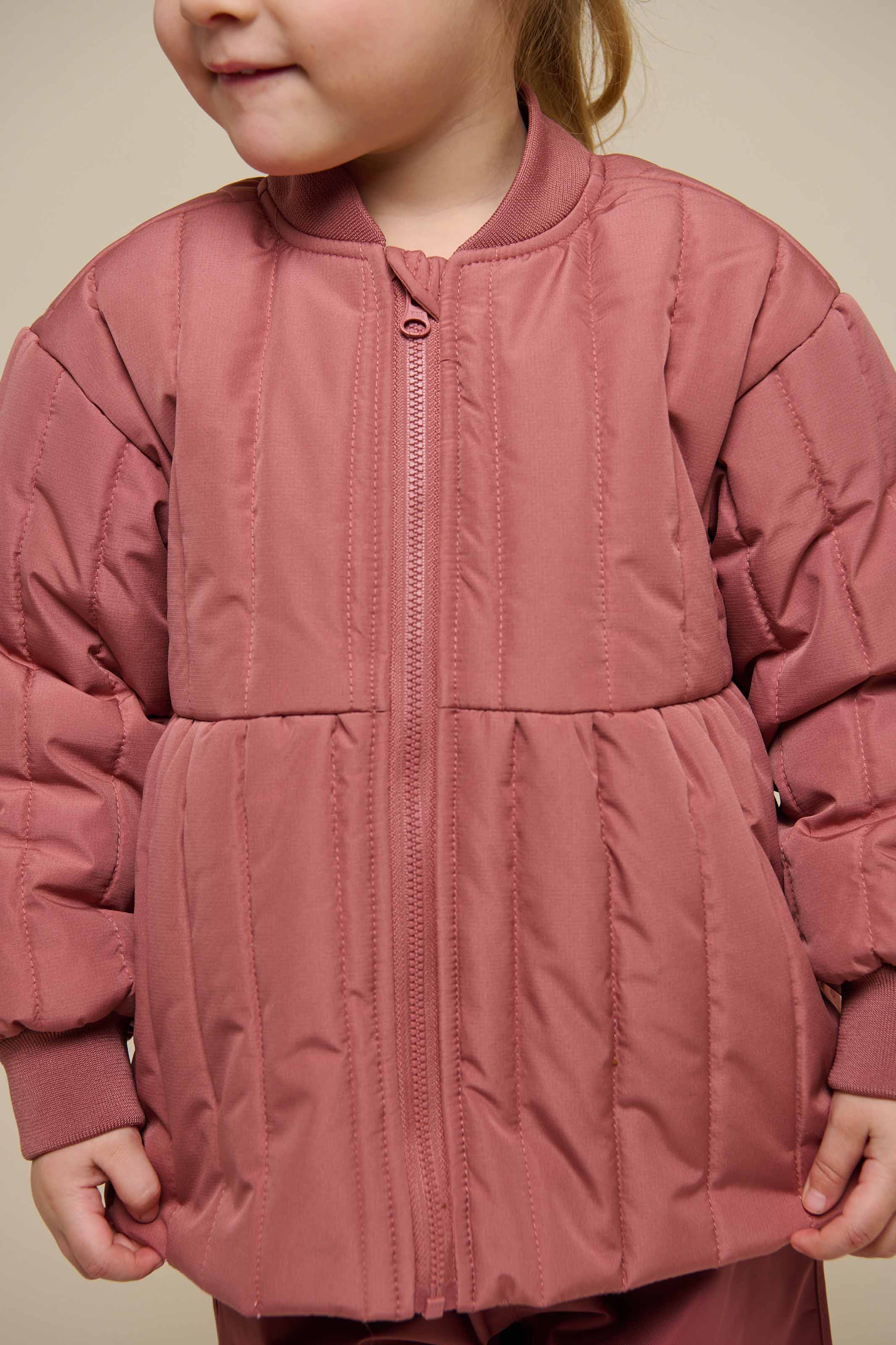 Thermische Tech Jas - Kids - Old Rose | 101108 Elle