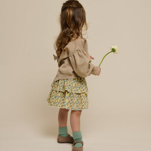 Sweatshirt met strikdetail - Kids - Caffe Latte | 100816 Ruth