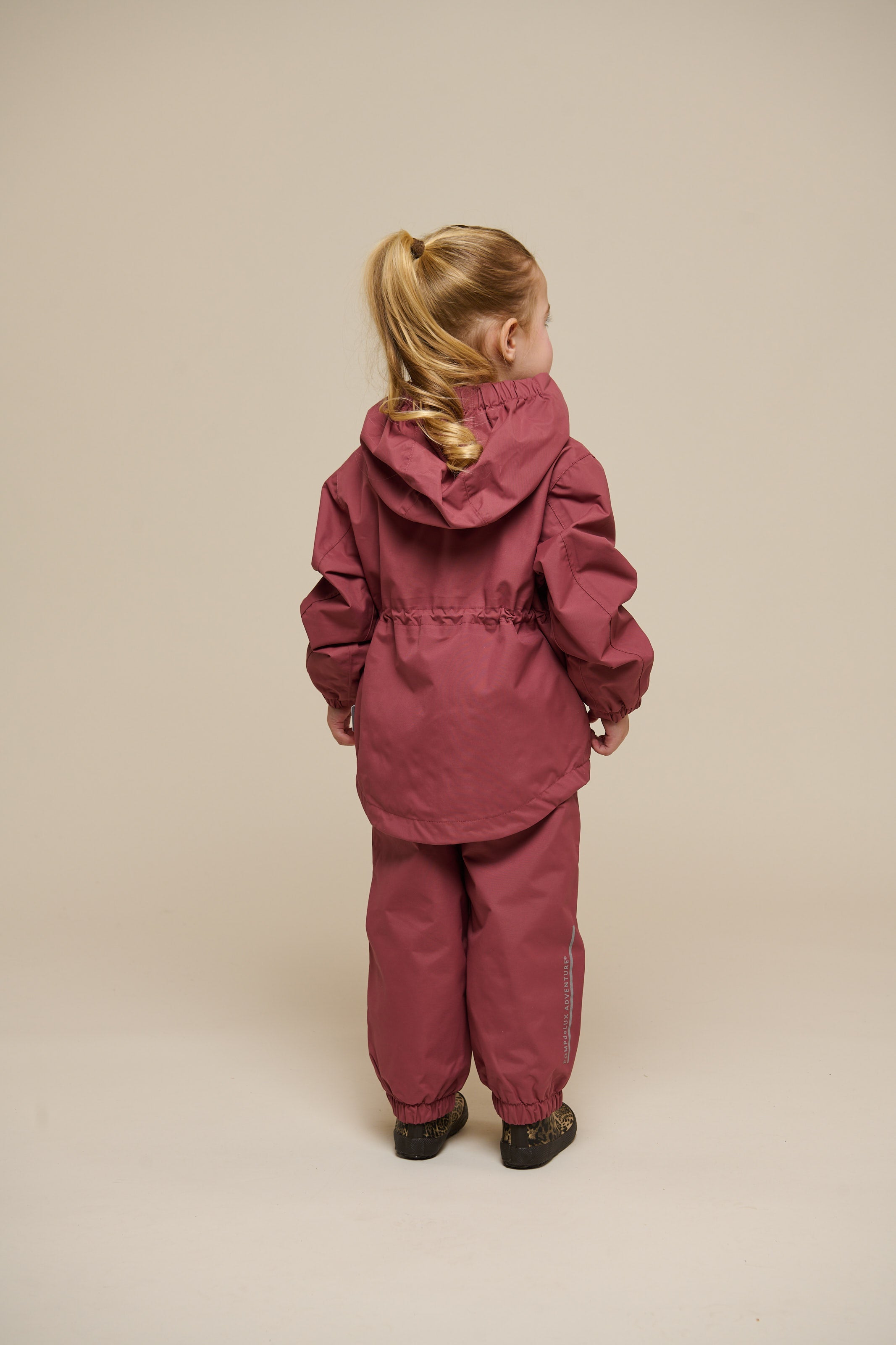 Shell-jas met trekkoord - Kids - Vintage Red | 100495 Lucy