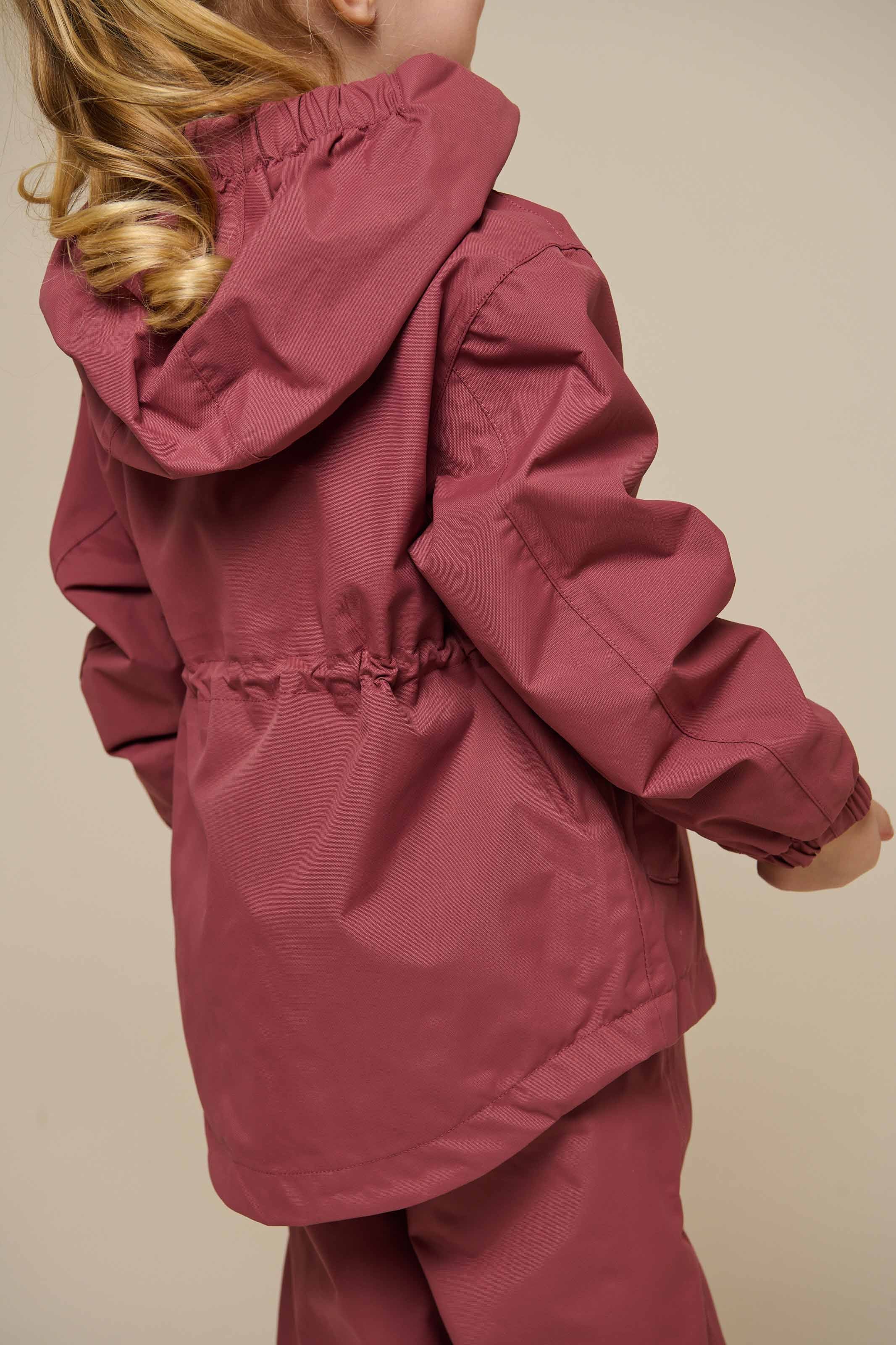 Shell-jas met trekkoord - Kids - Vintage Red | 100495 Lucy