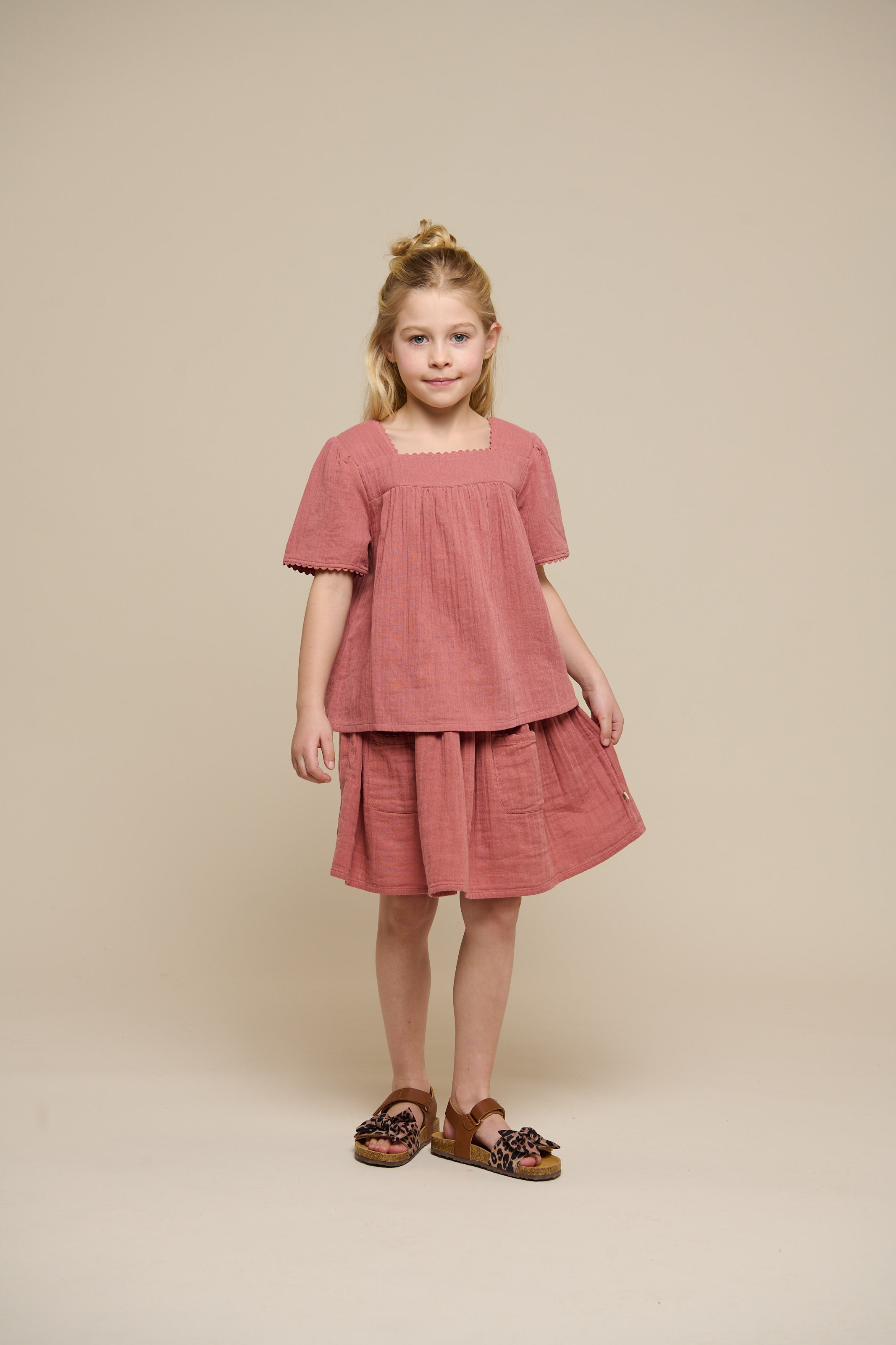 Gaze rok - Tween - Old Rose | 100939 Jasmine