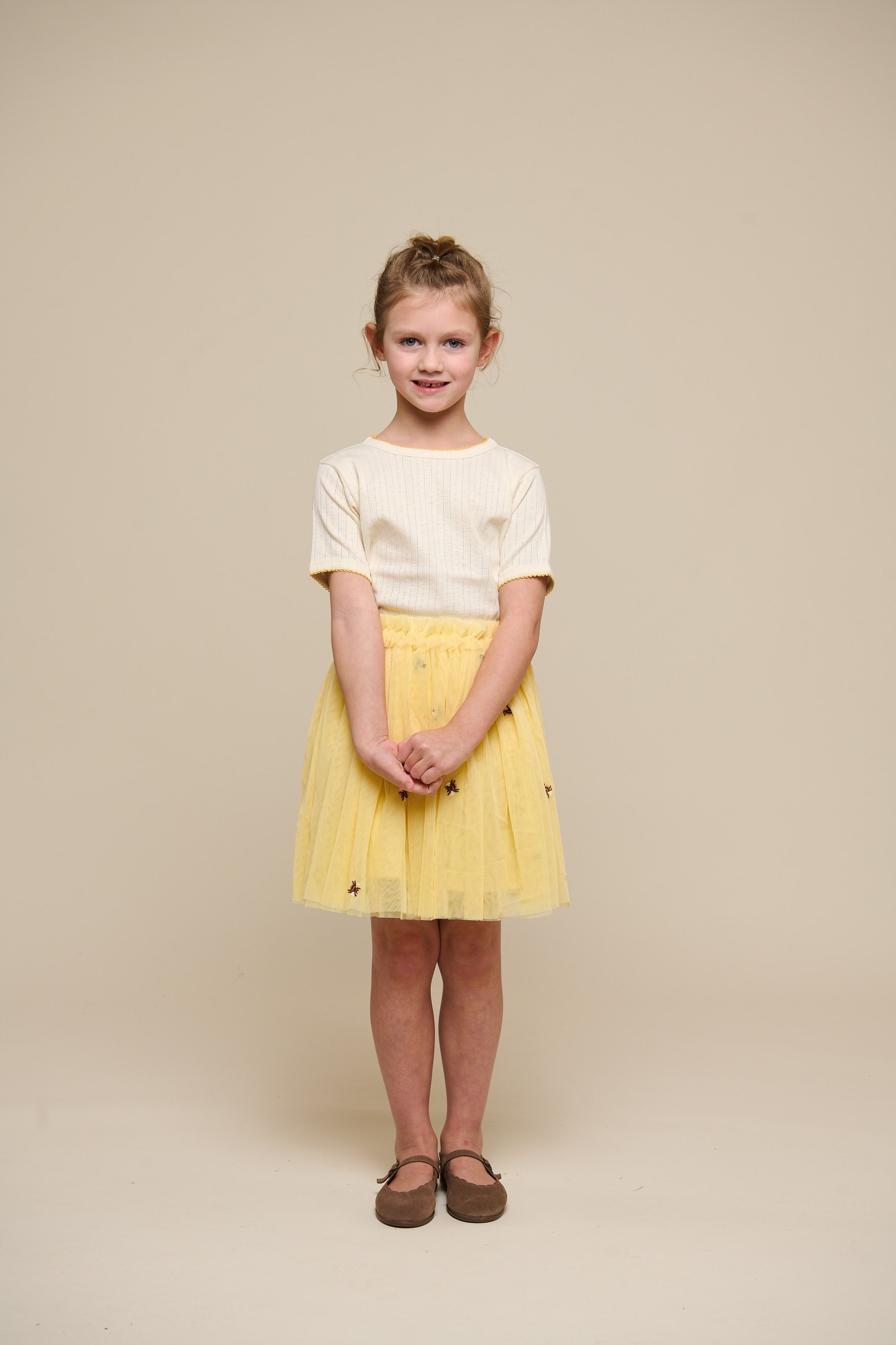 Tule rok met borduurwerk - Tween - Sunlight | 100971 Daisy