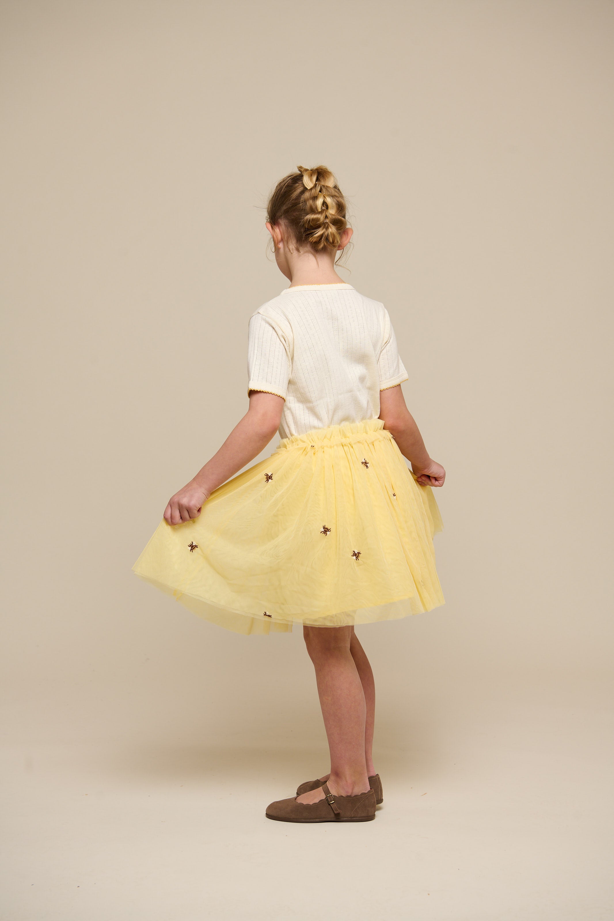 Tule rok met borduurwerk - Tween - Sunlight | 100971 Daisy