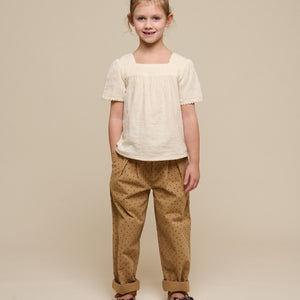 Twill broek met stip - Tween - Beige | 100615 Iris