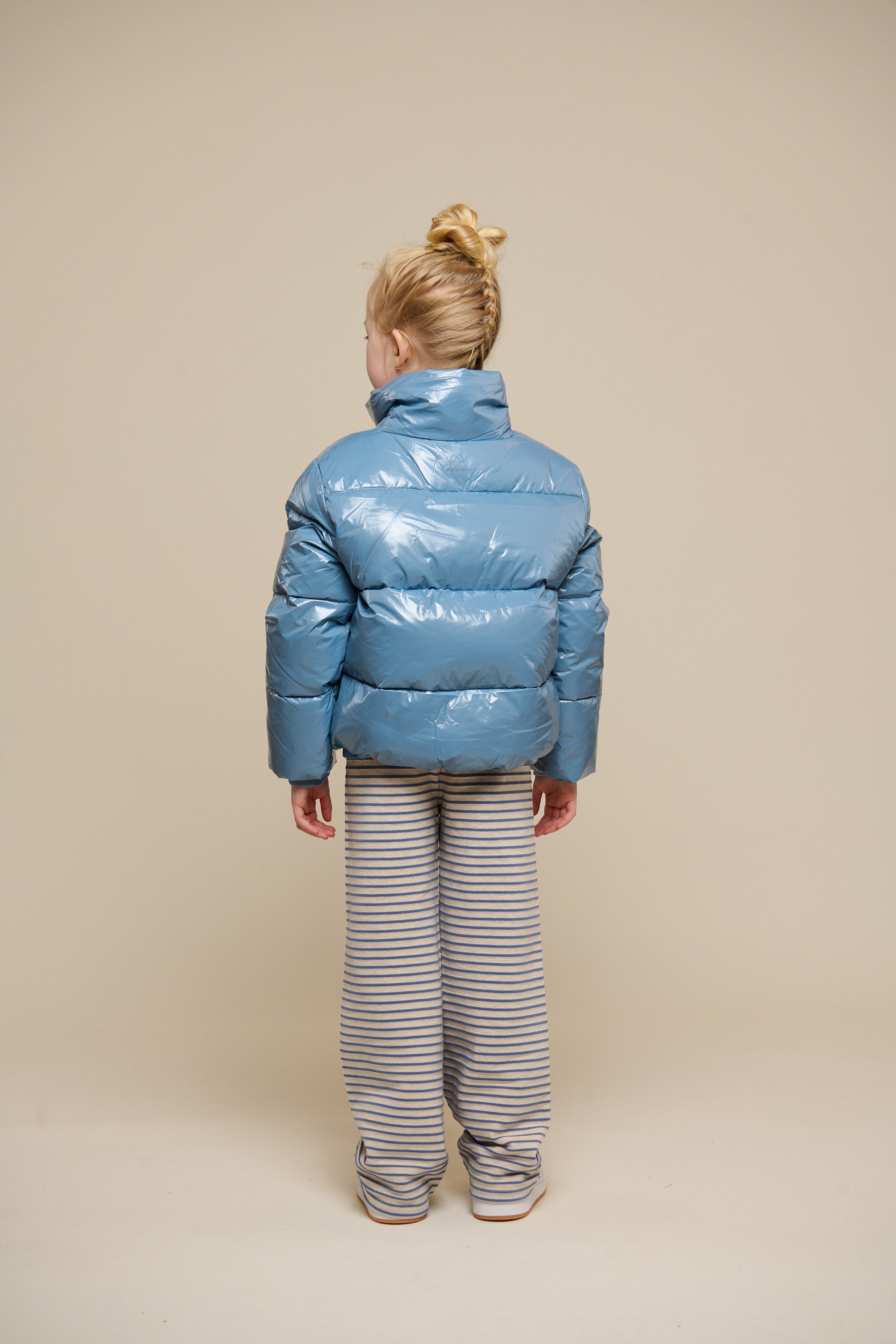 Shiny Puffer Jacket - Tween - Blue | 100533 Violet