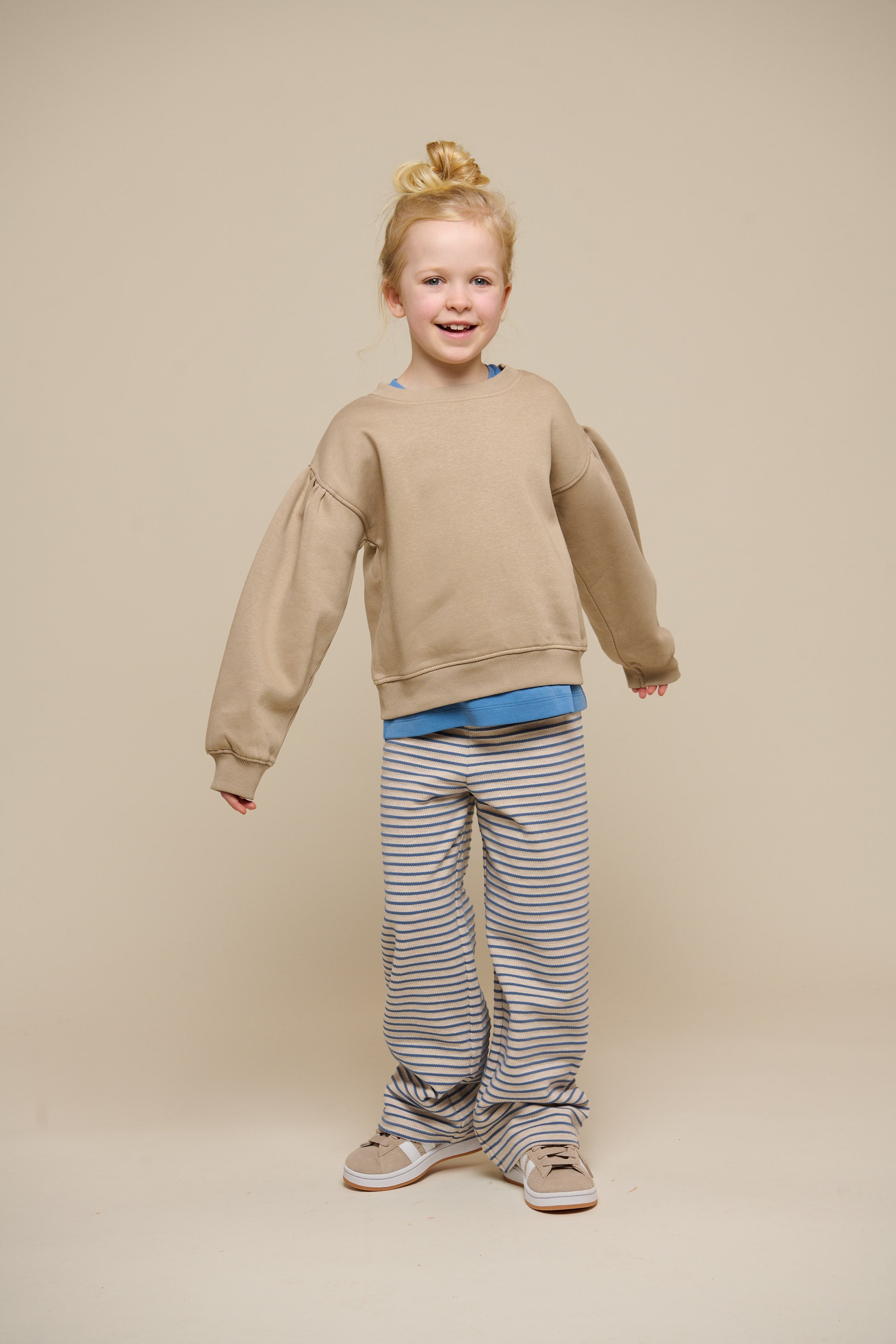 Sweatshirt met strikdetail - Tween - Caffe Latte | 100817 Ruth