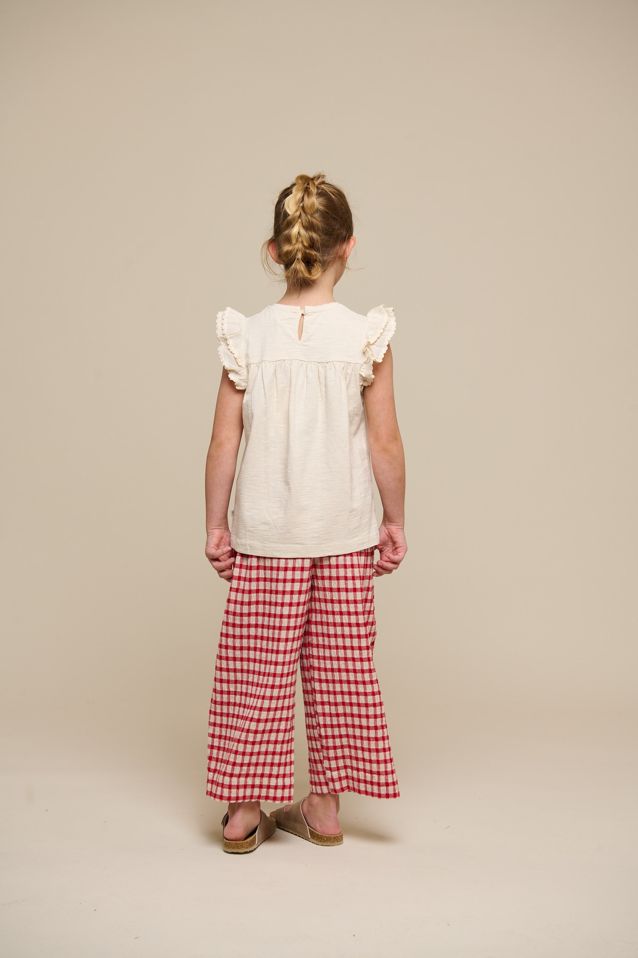Jersey blouse met Ric Rac Ruche - Tween - Offwhite | 101071 Gabriella