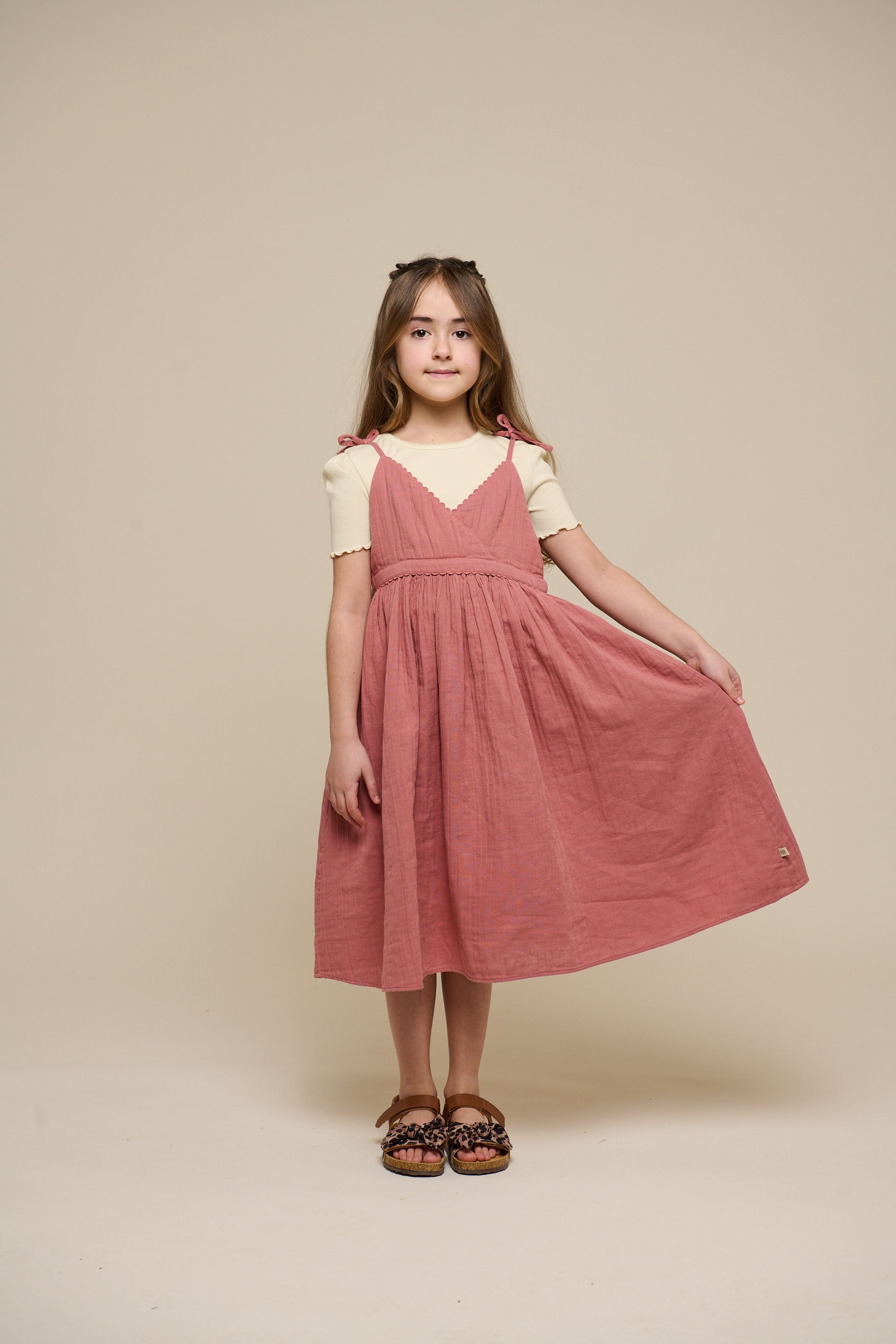 Gaze Bandjes Jurk - Tween - Old Rose | 100912 Jasmine