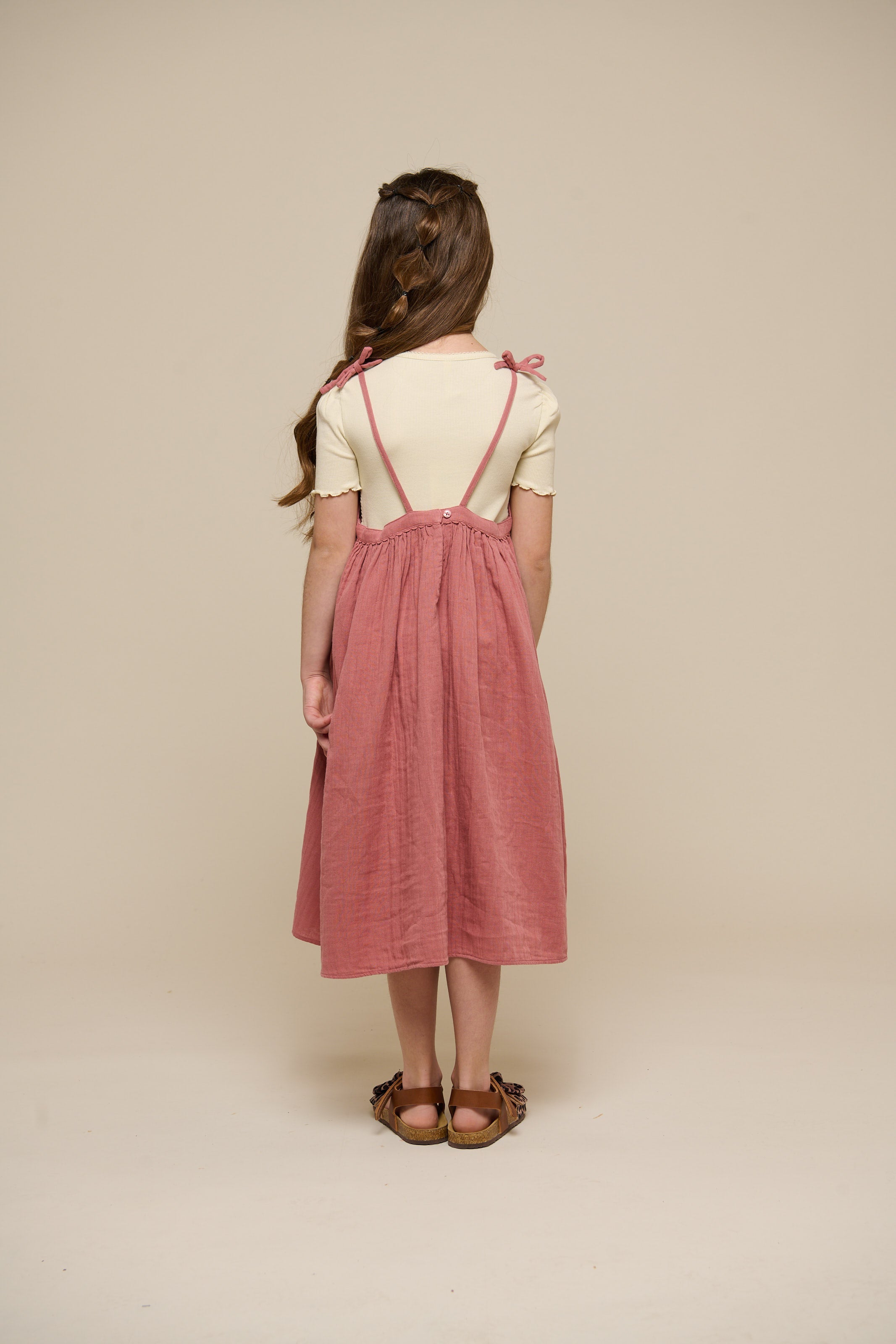 Gaze Bandjes Jurk - Tween - Old Rose | 100912 Jasmine